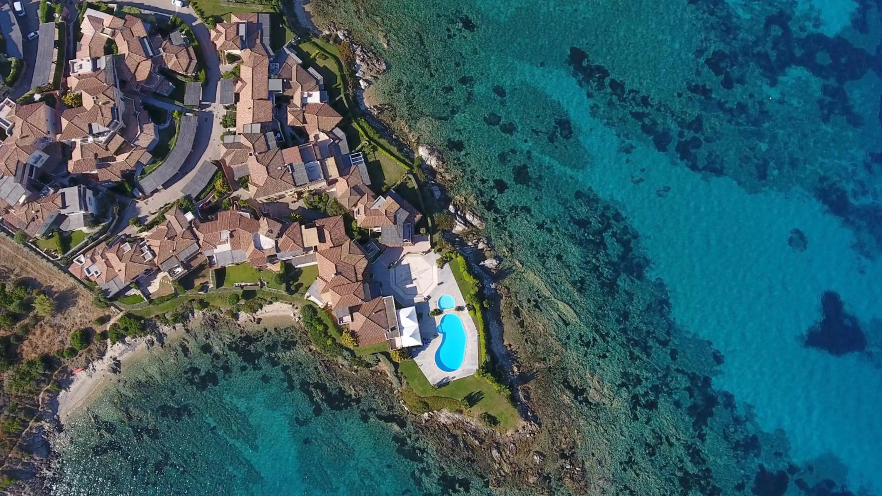 Natural landscape in Apartment in S'Abba e Sa Pedra complex with pool