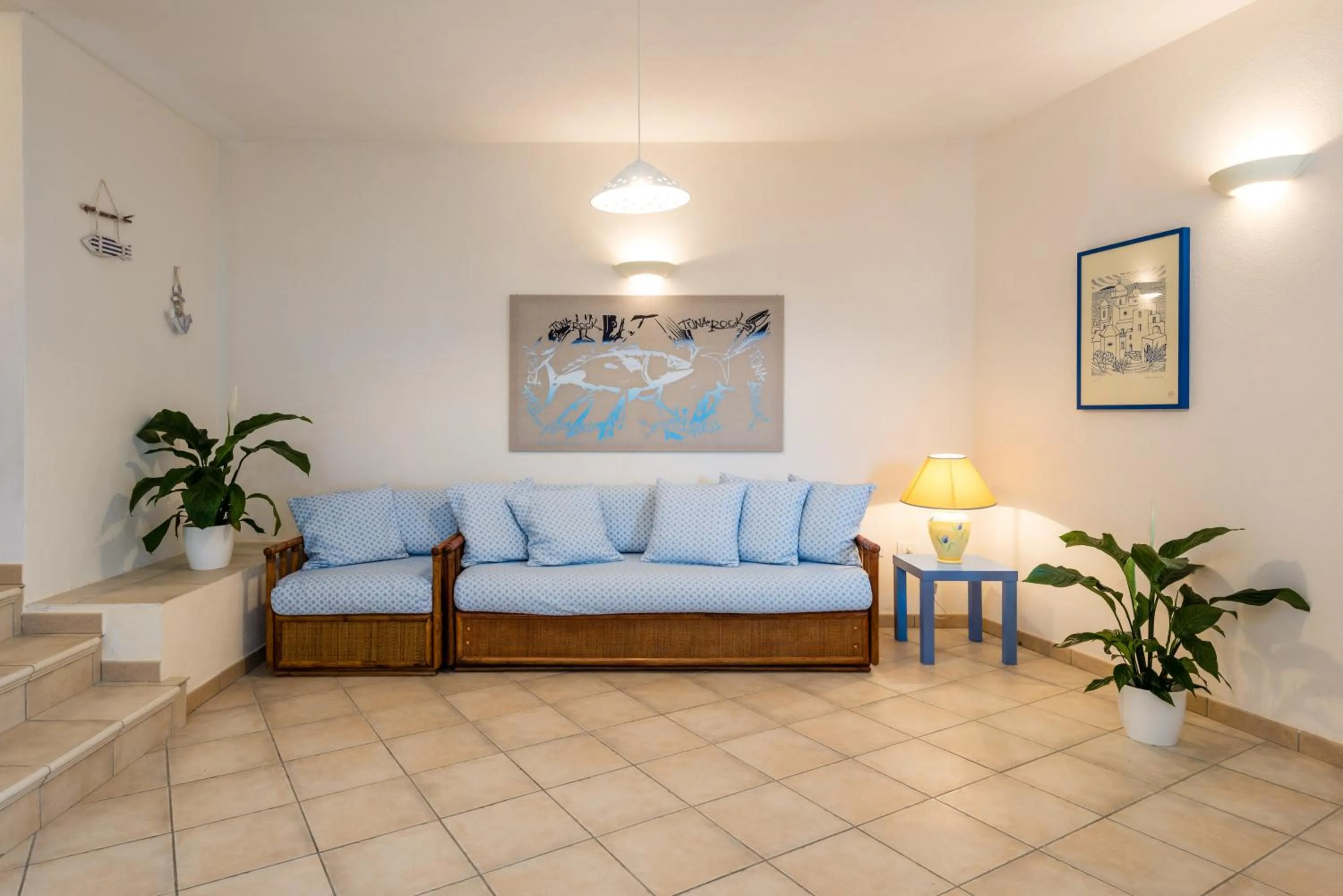 Living room in Apartment in S'Abba e Sa Pedra complex with pool