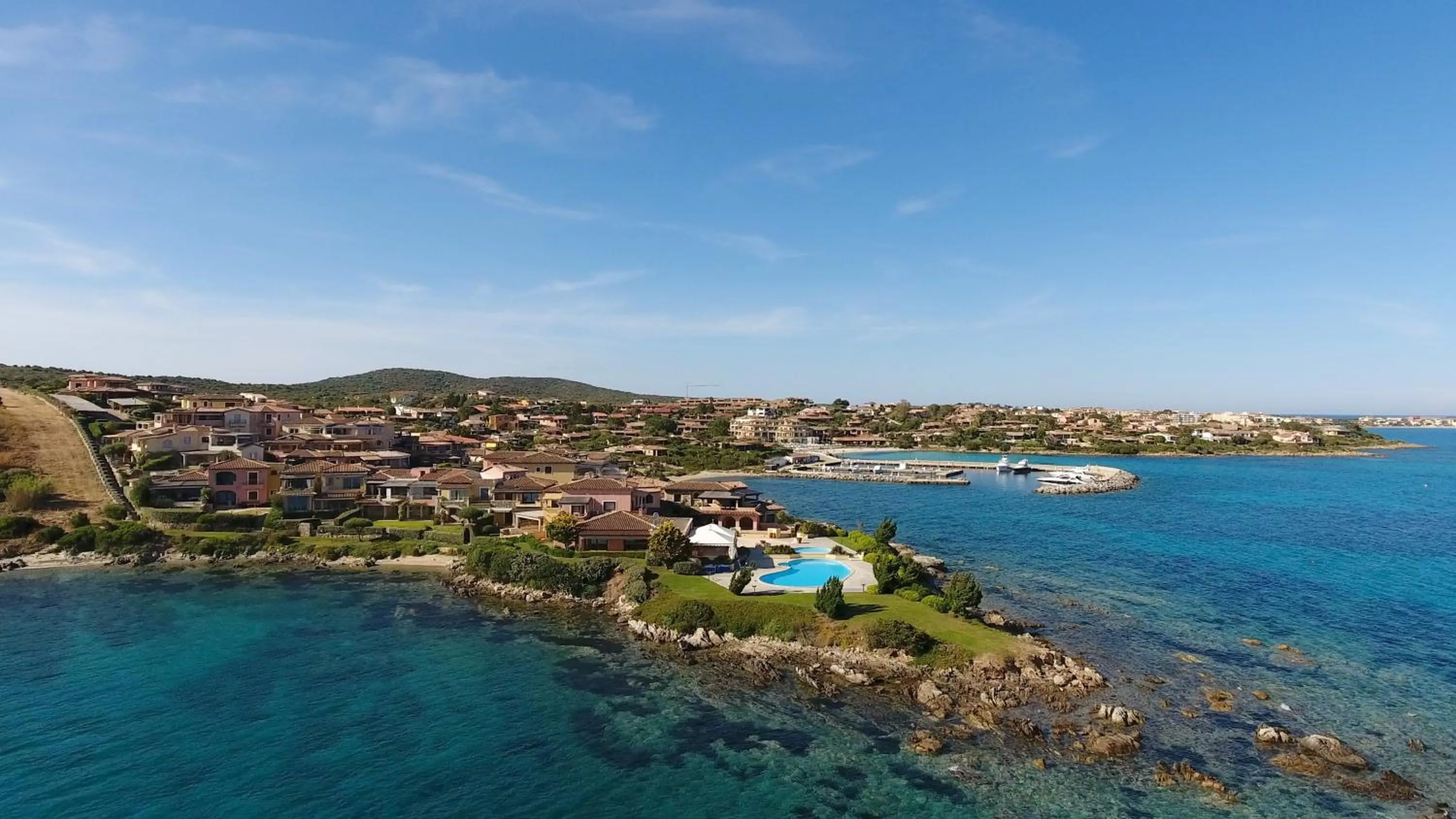Beach in Apartment in S'Abba e Sa Pedra complex with pool