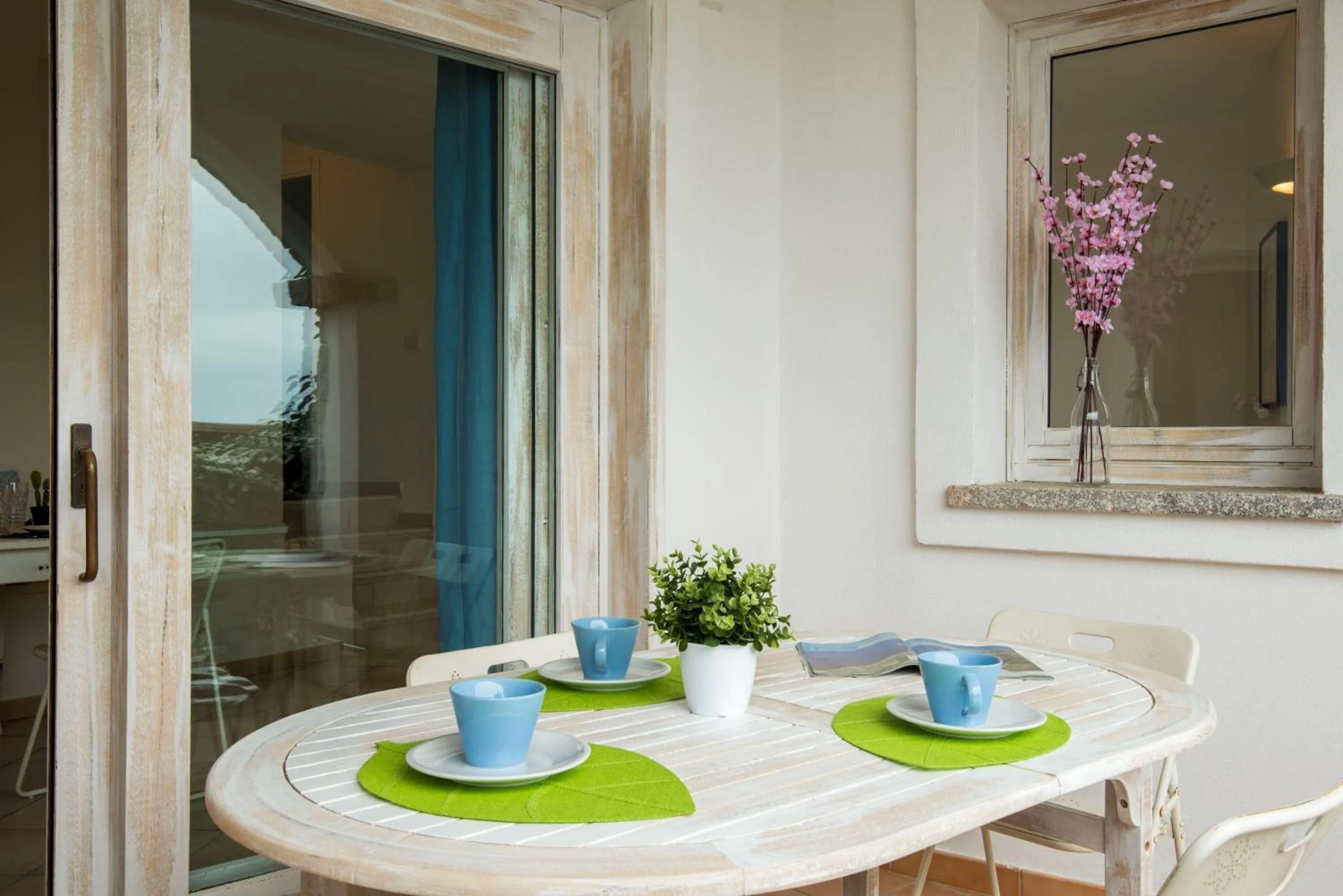 Facade/entrance in Apartment in S'Abba e Sa Pedra complex with pool