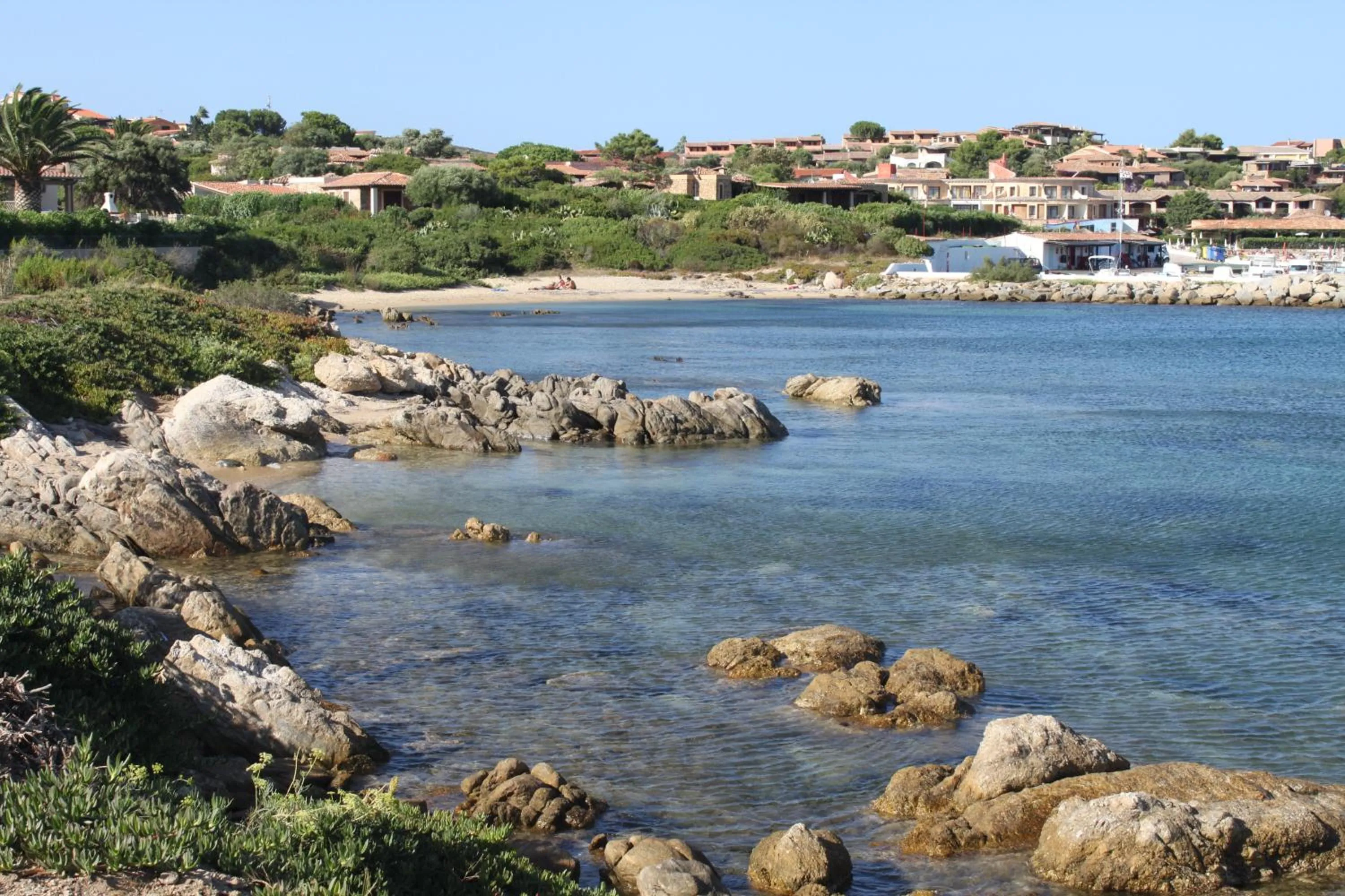Beach in Apartment in S'Abba e Sa Pedra complex with pool