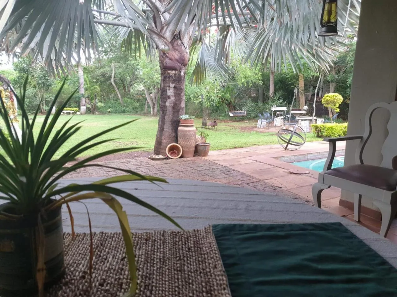 Patio in Kruger Allo B&B