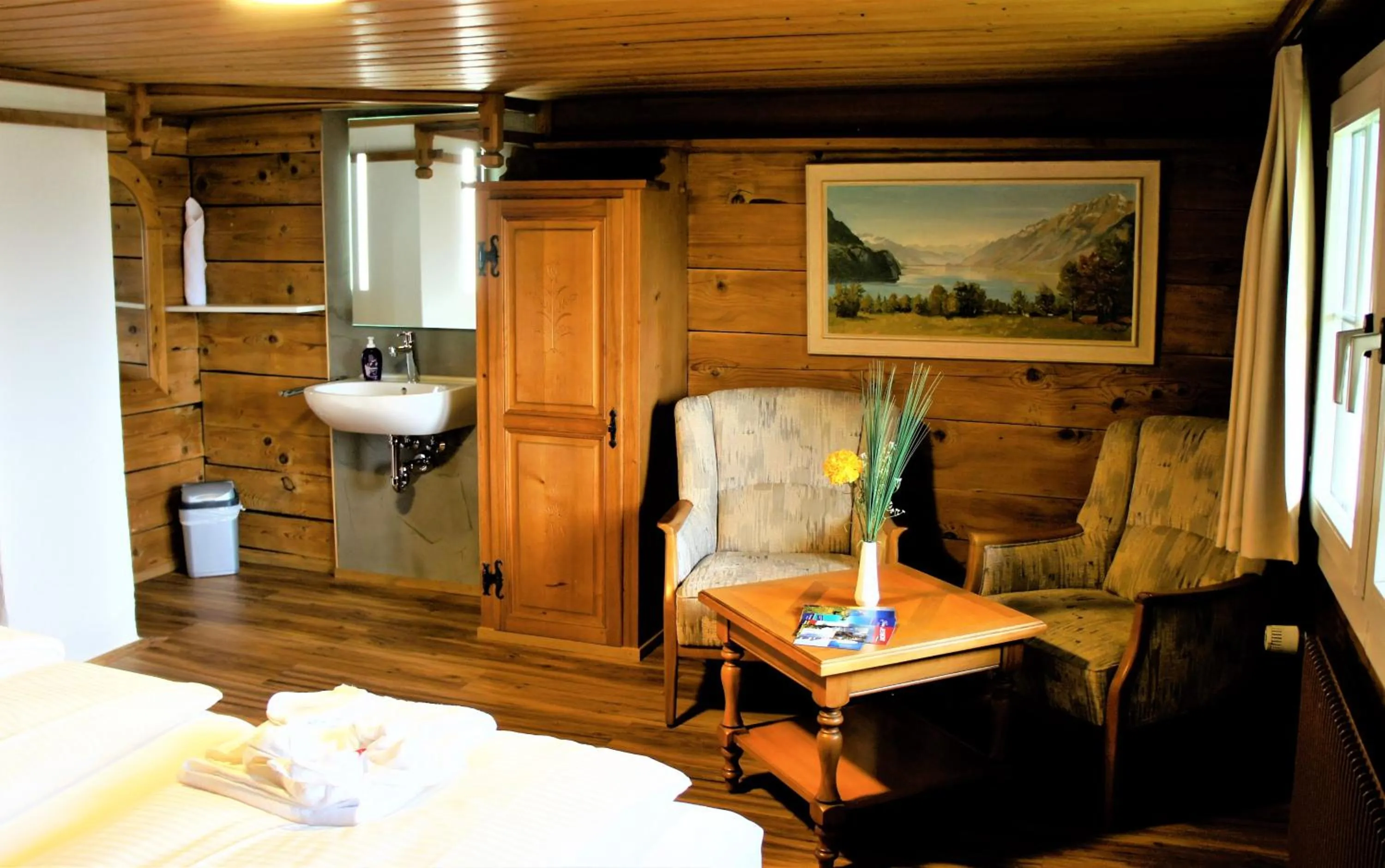 Seating area in B & B Brienz