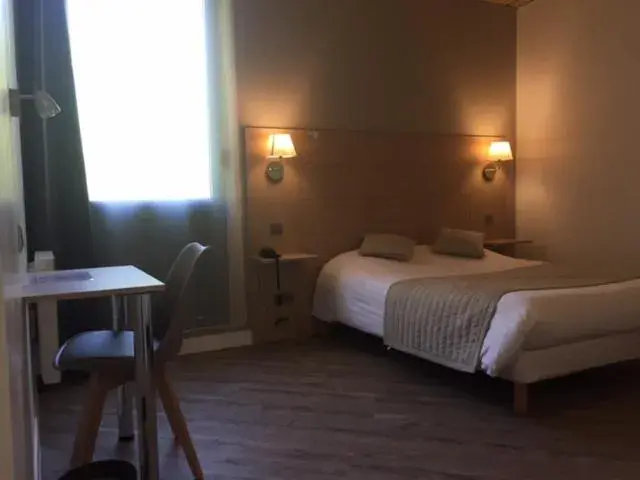 Bed in Hôtel Garabel