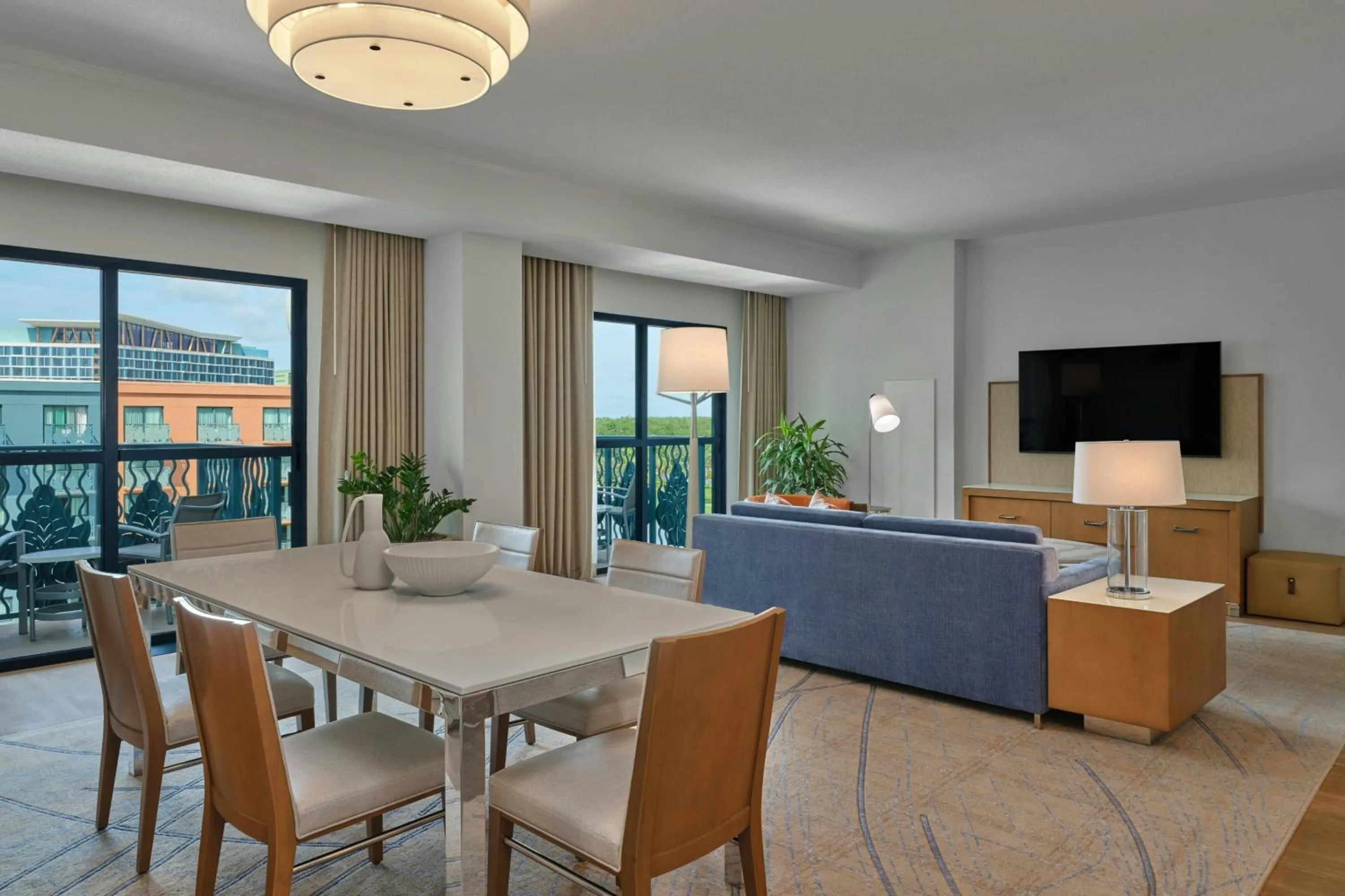 Bedroom in Walt Disney World Swan