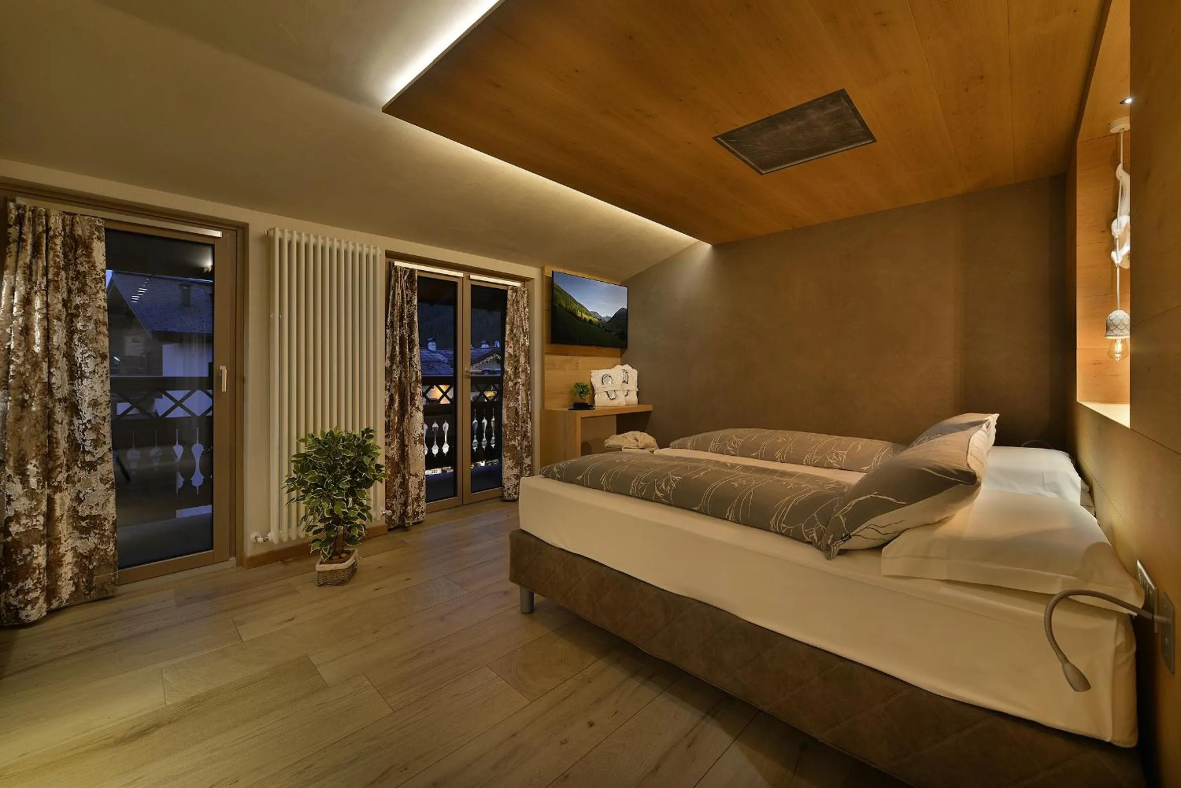 Bedroom, Bed in Hotel Compagnoni