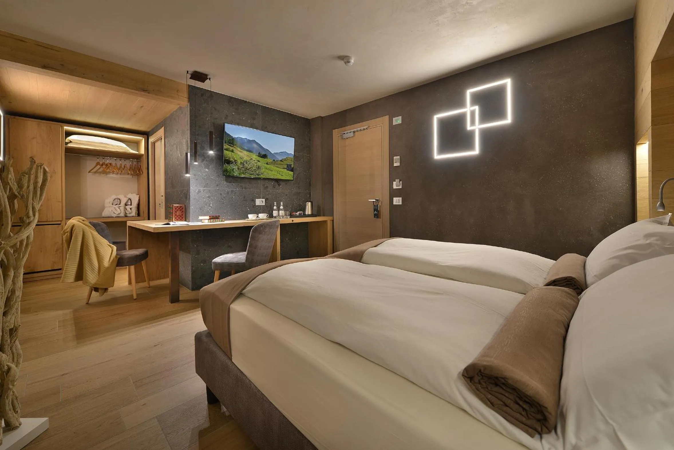 Bedroom, Bed in Hotel Compagnoni