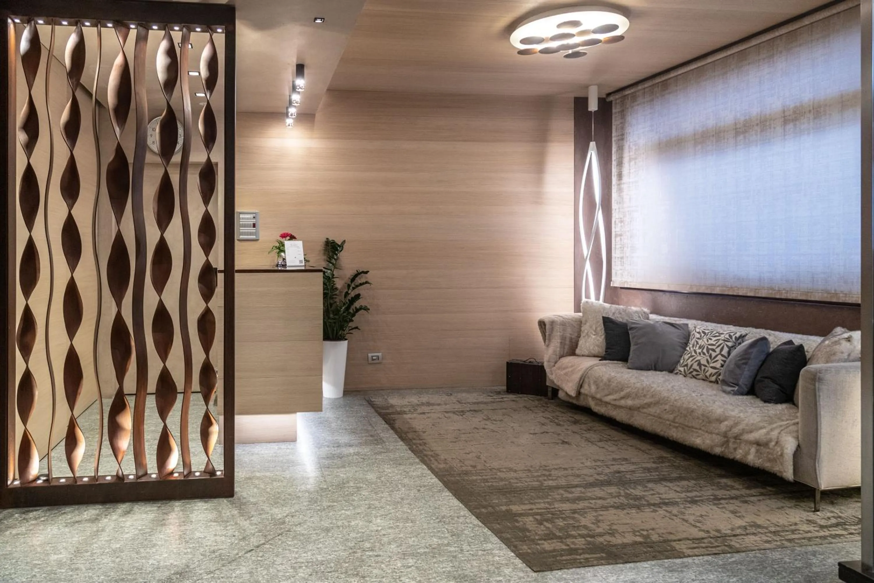 Lobby or reception in Hotel Compagnoni