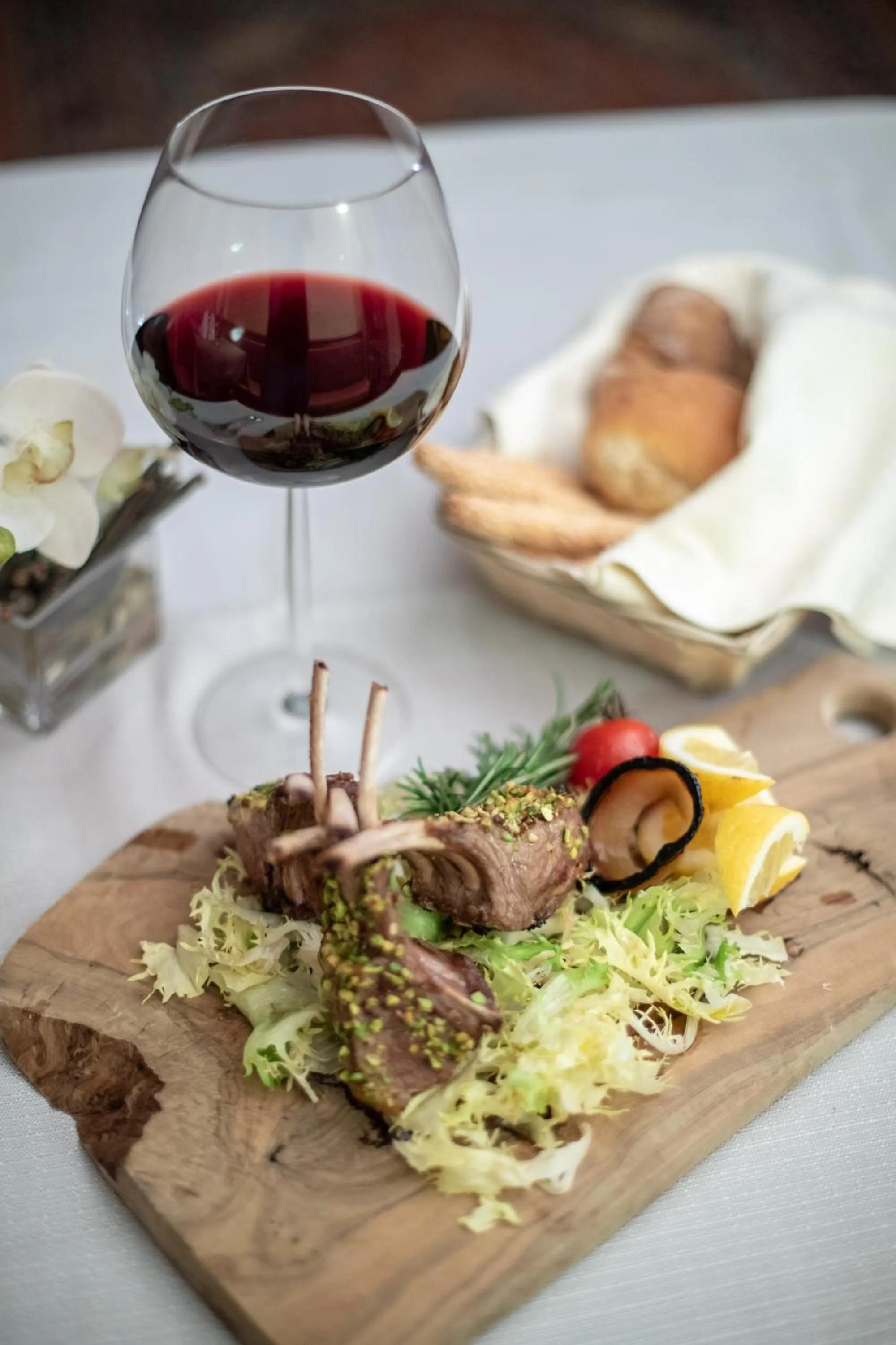 Food close-up in Hotel Compagnoni