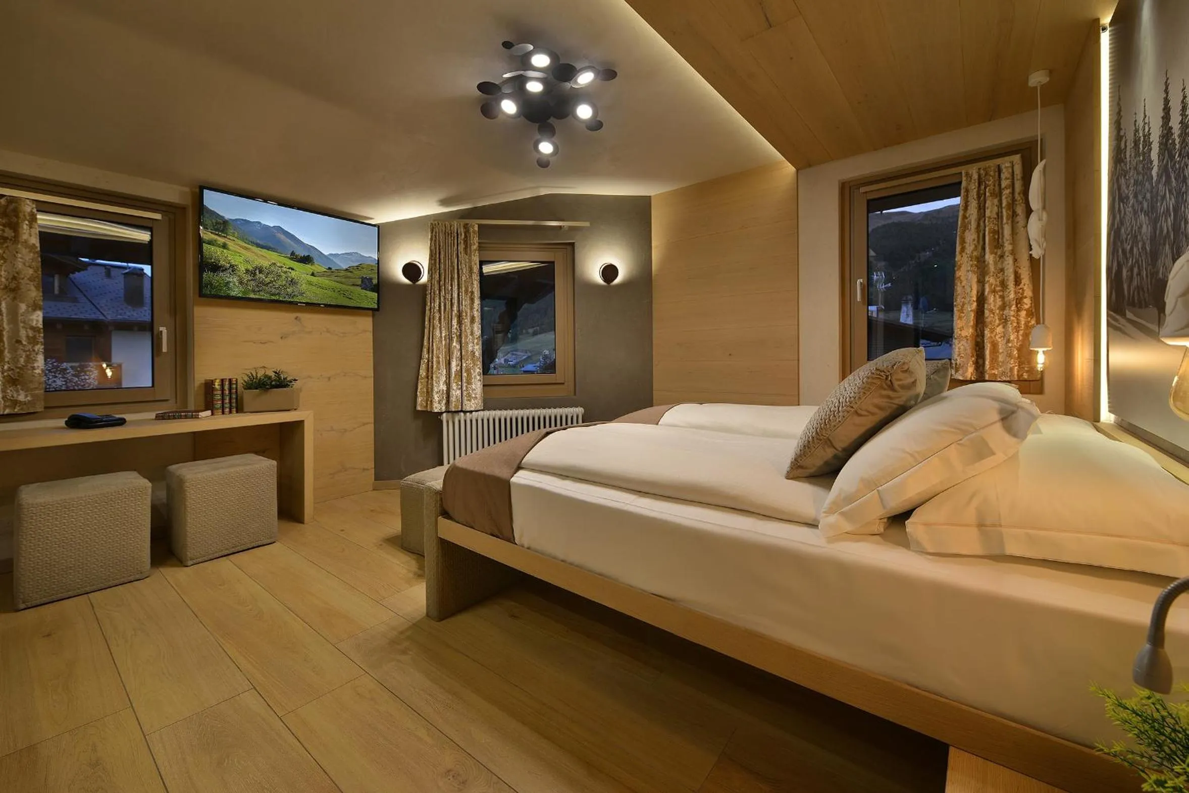 Bedroom, Bed in Hotel Compagnoni