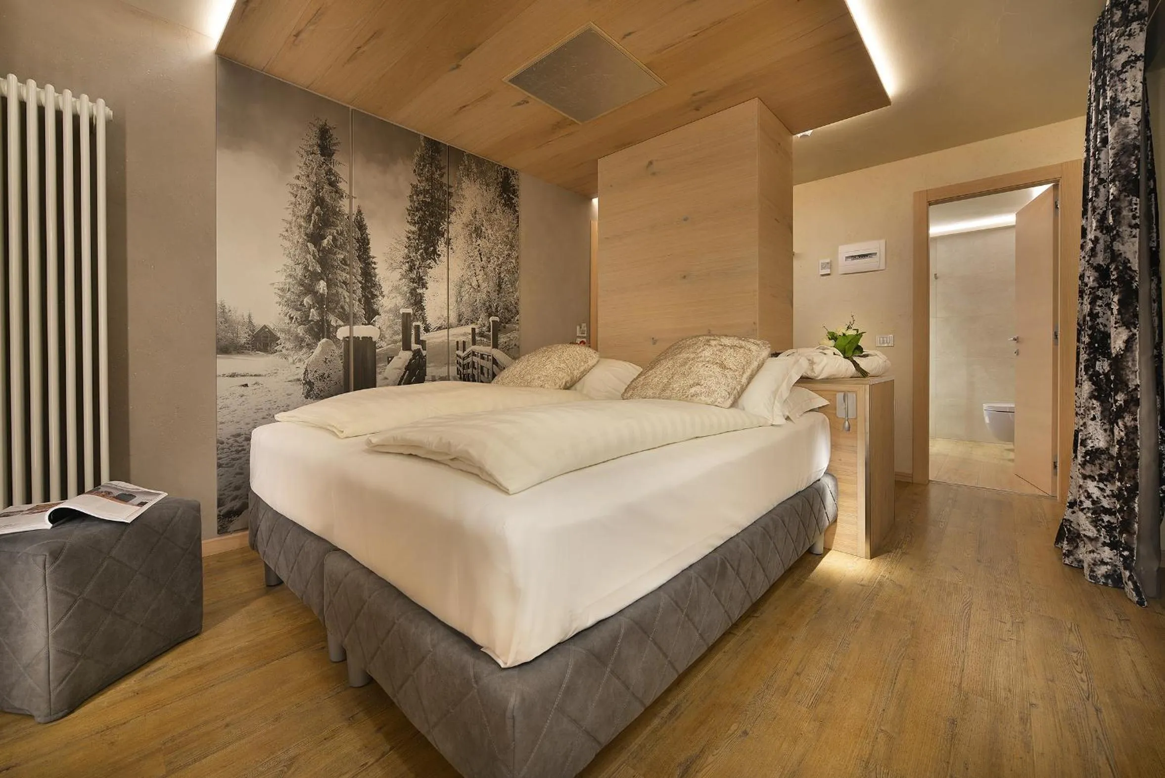 Bed in Hotel Compagnoni