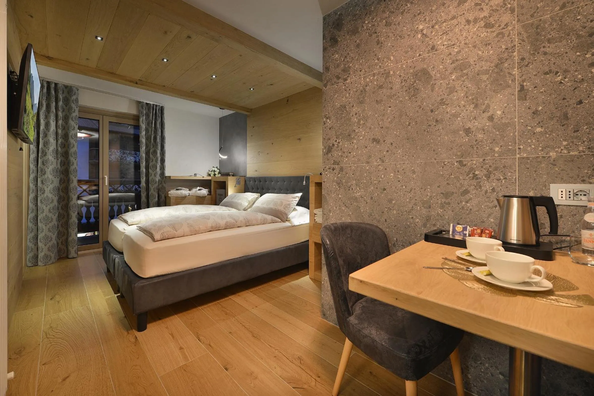 Bed in Hotel Compagnoni