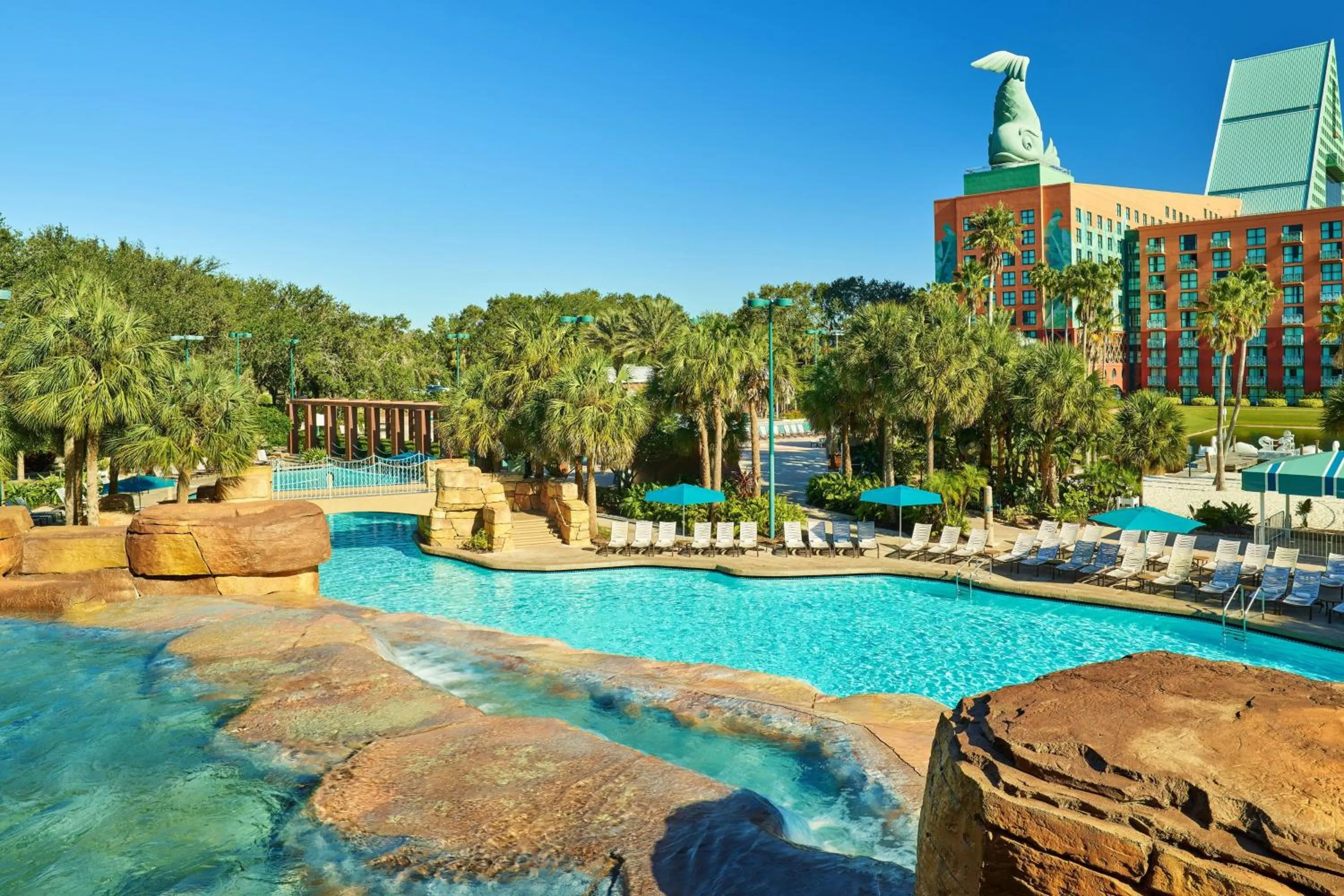 Swimming pool in Walt Disney World Dolphin