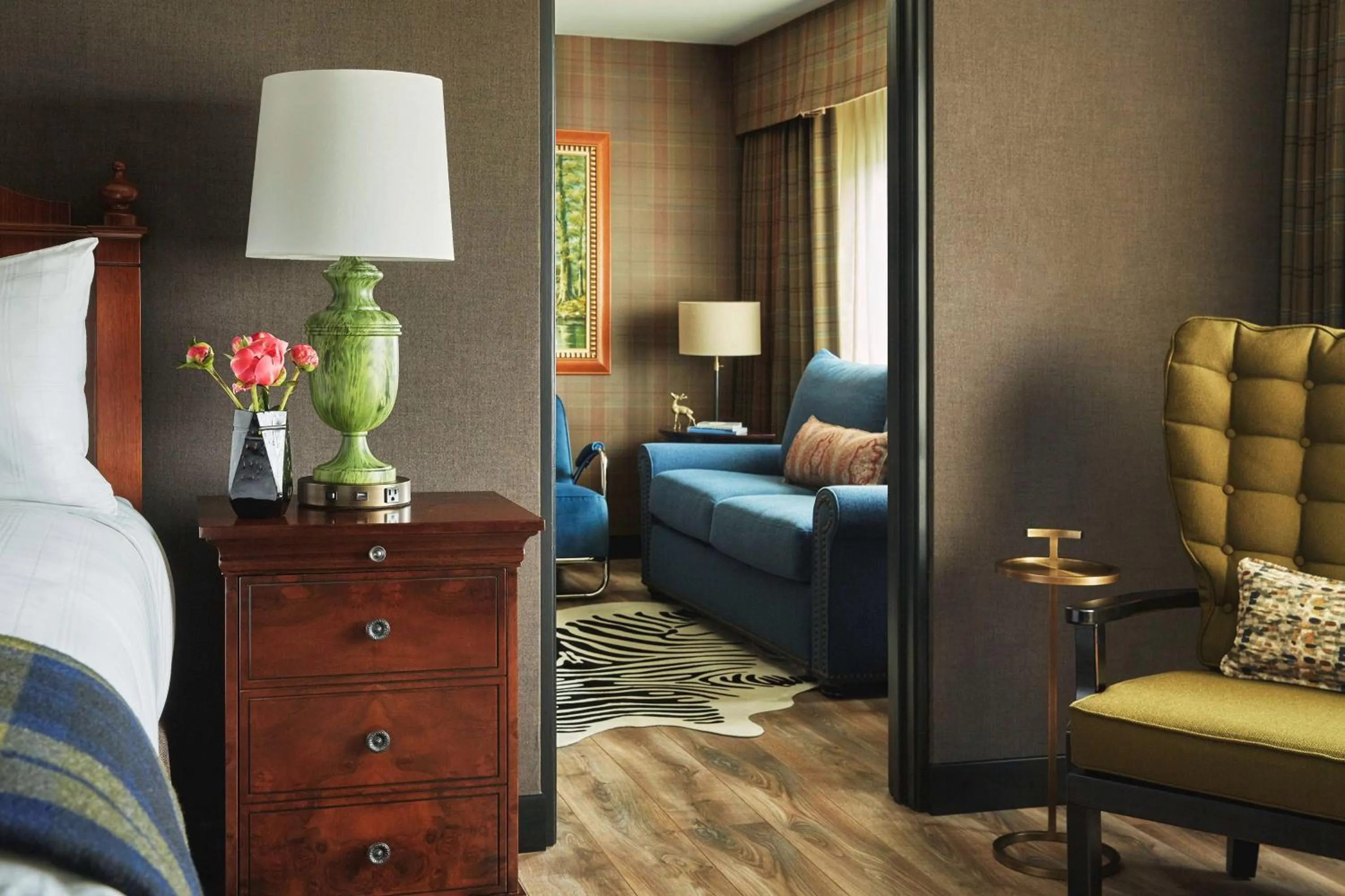 Living room in Graduate by Hilton Ann Arbor