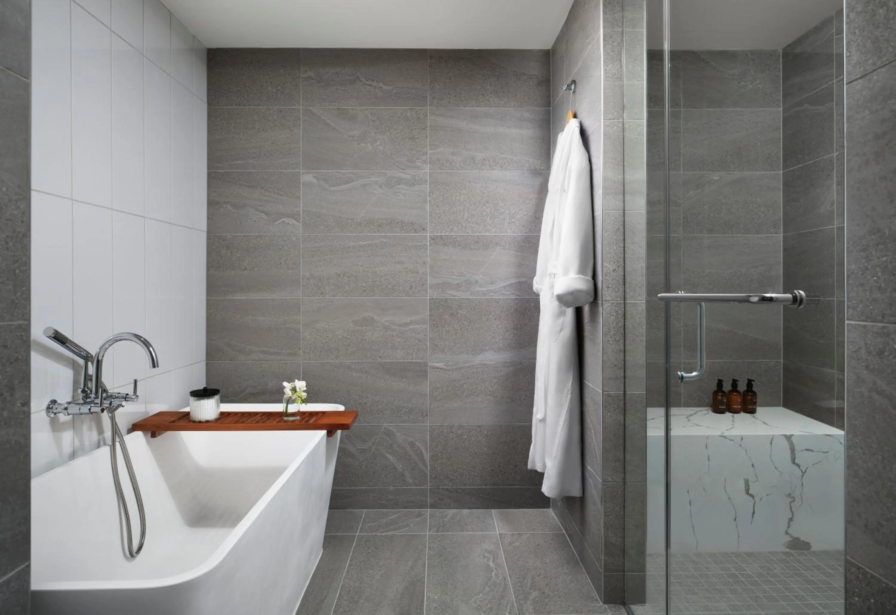 Bathroom in Hotel Alpenrock Breckenridge, Curio Collection by Hilton