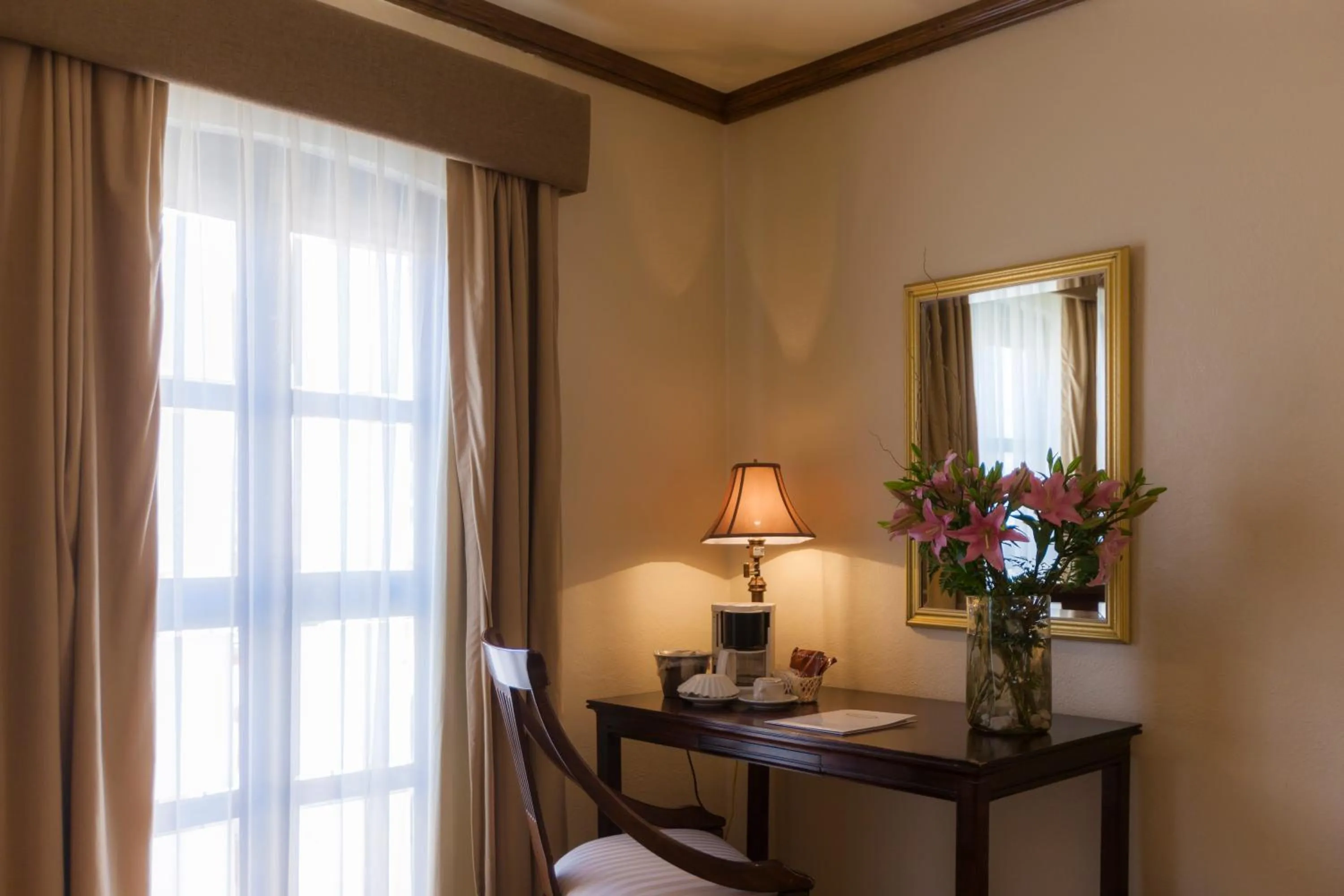 Seating area in Hotel Meson de Jobito