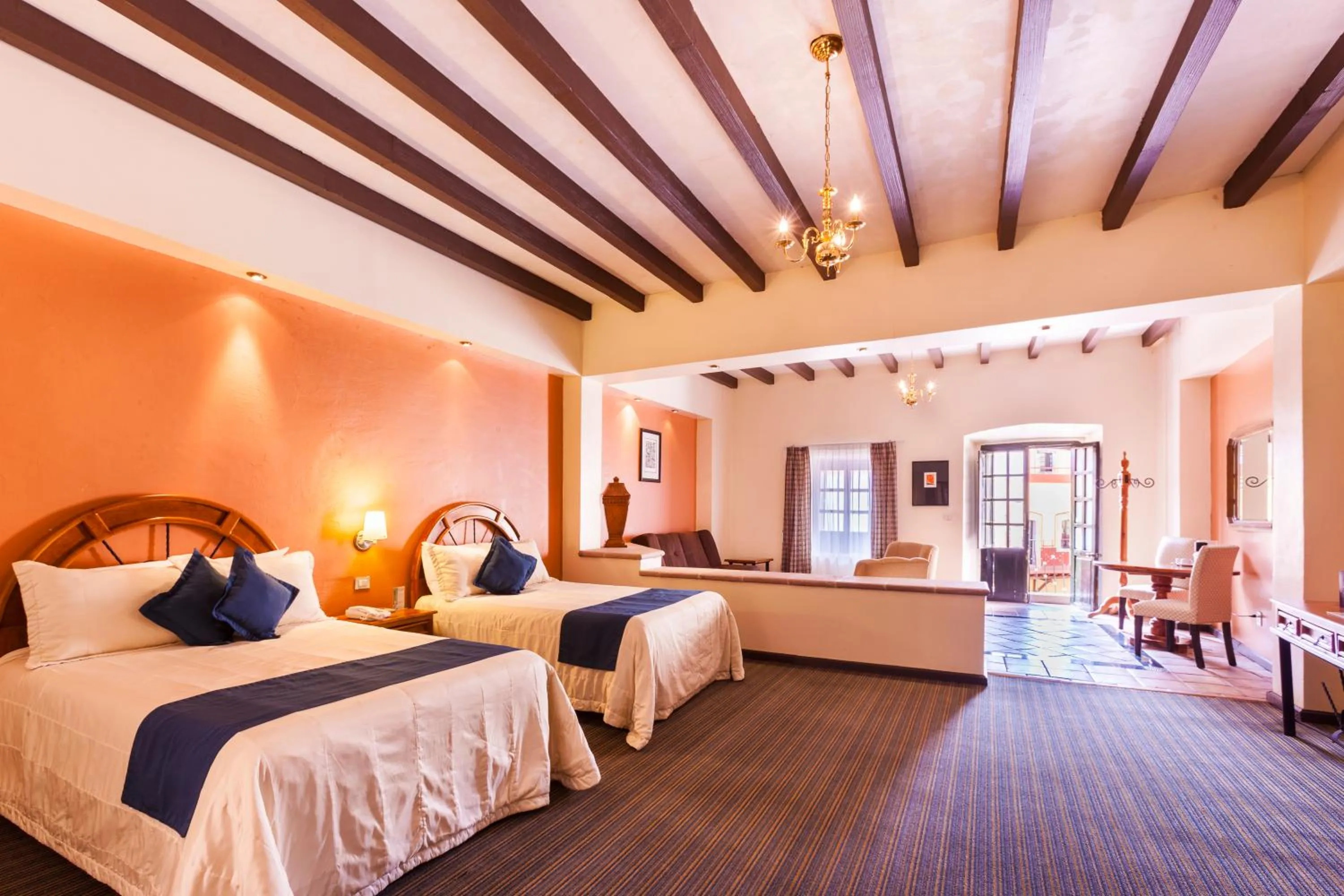 Photo of the whole room, Bed in Hotel Meson de Jobito