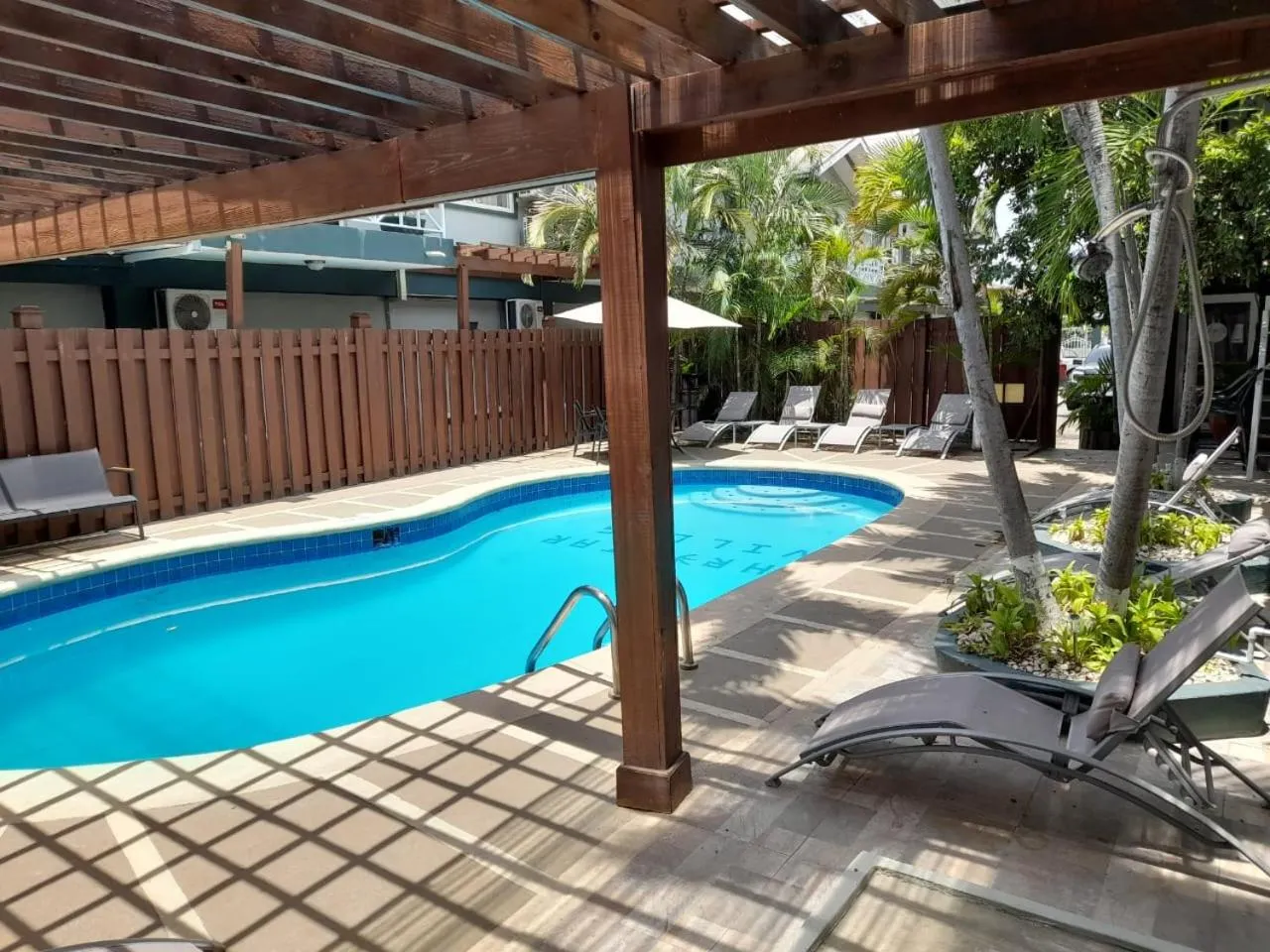 Swimming pool in Christar Villas Hotel