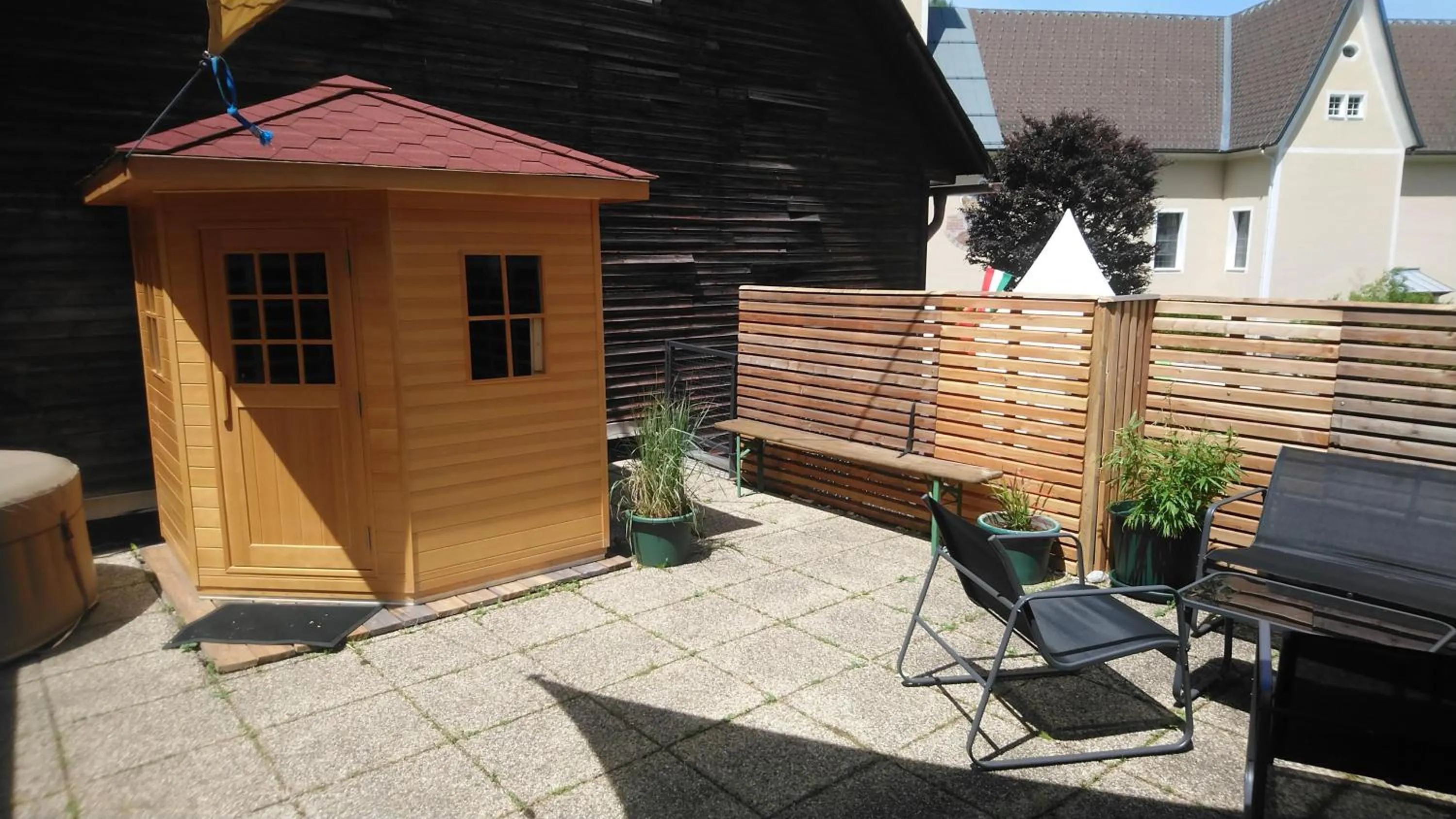 Patio in kajakshop-wildalpen