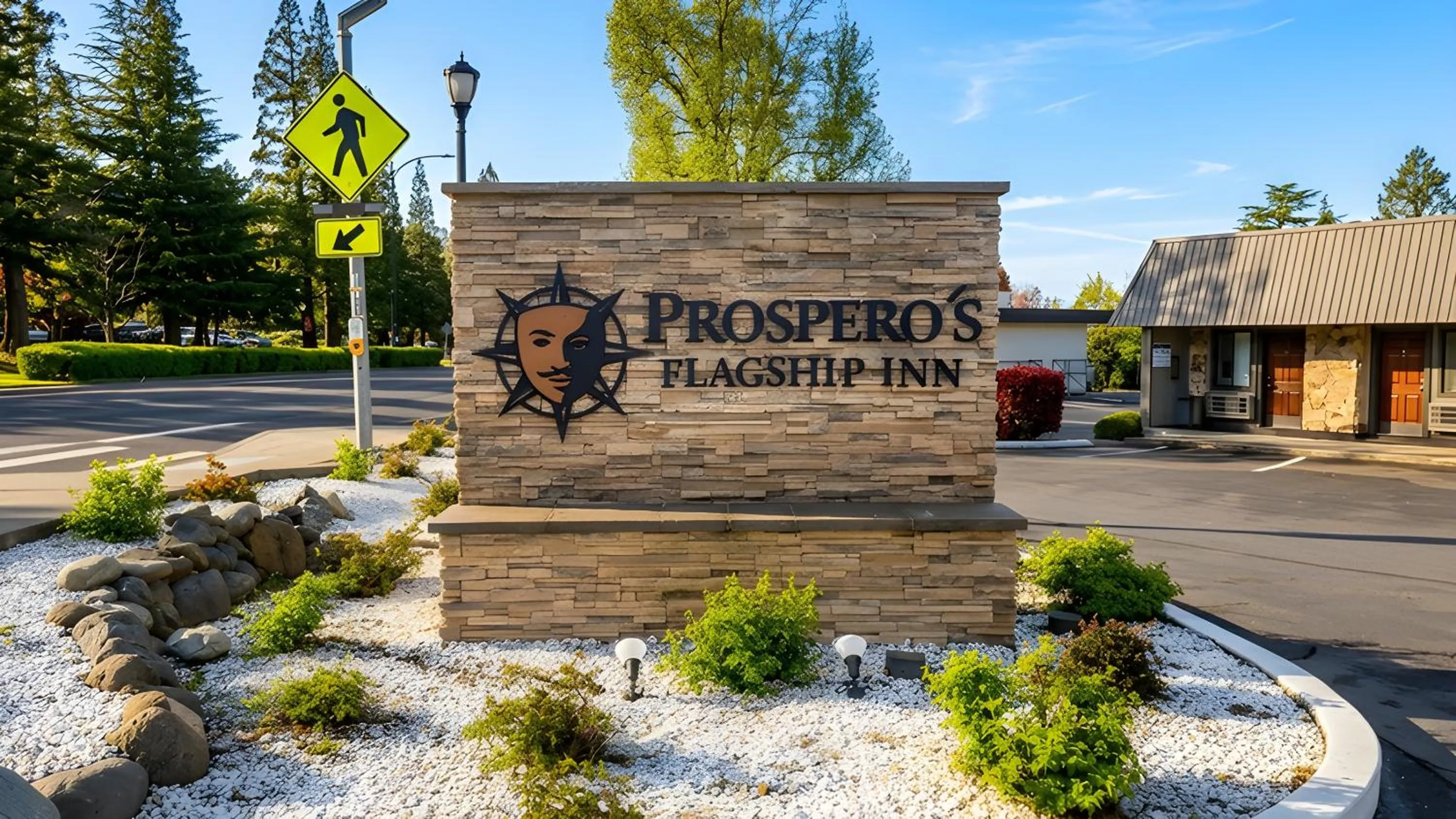 Property logo or sign in Prospero's Flagship Inn