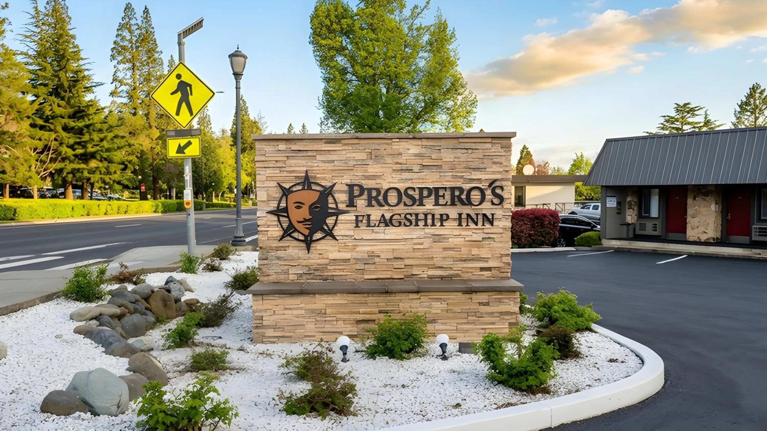 Property logo or sign in Prospero's Flagship Inn
