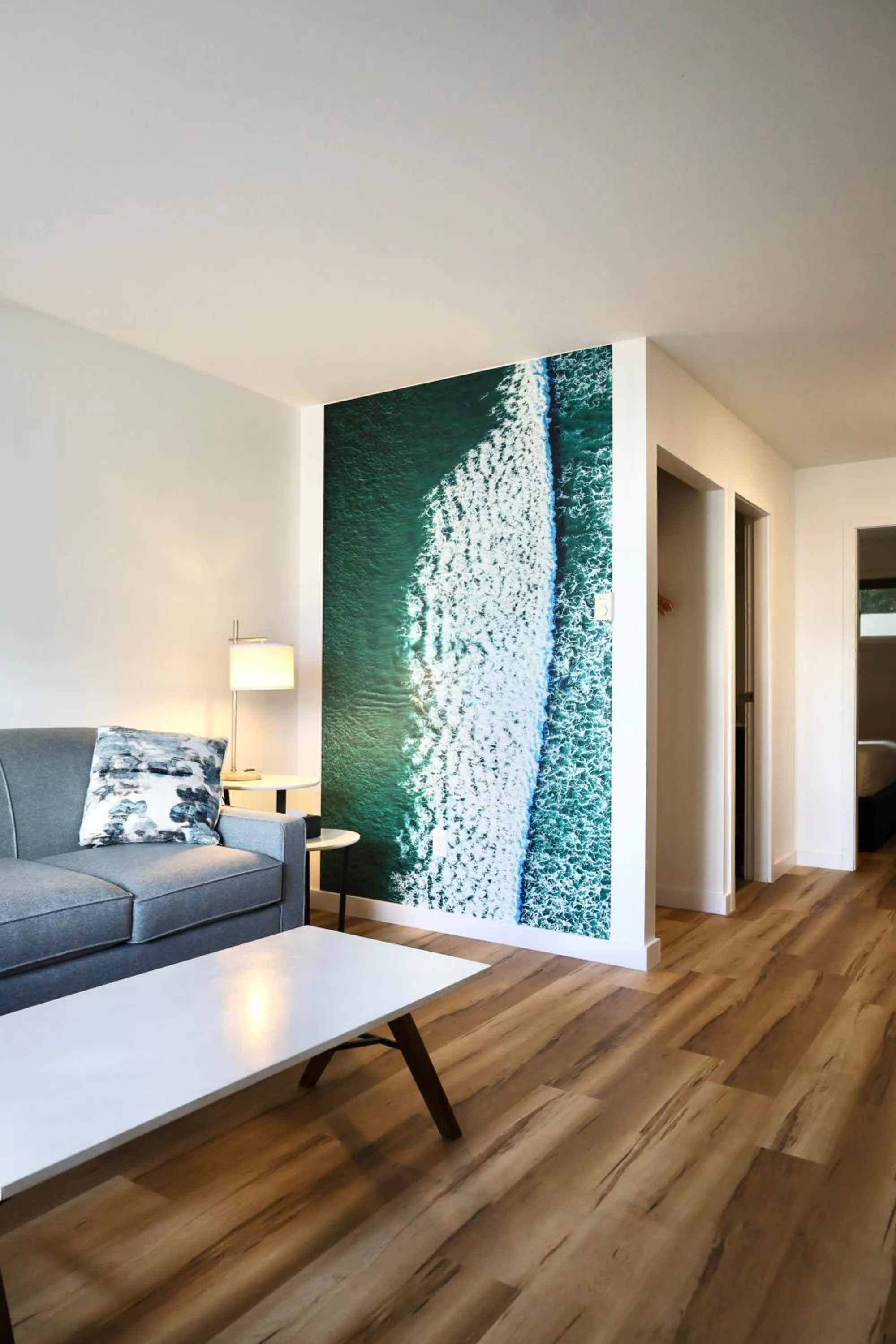 Living room in Tofino Resort + Marina