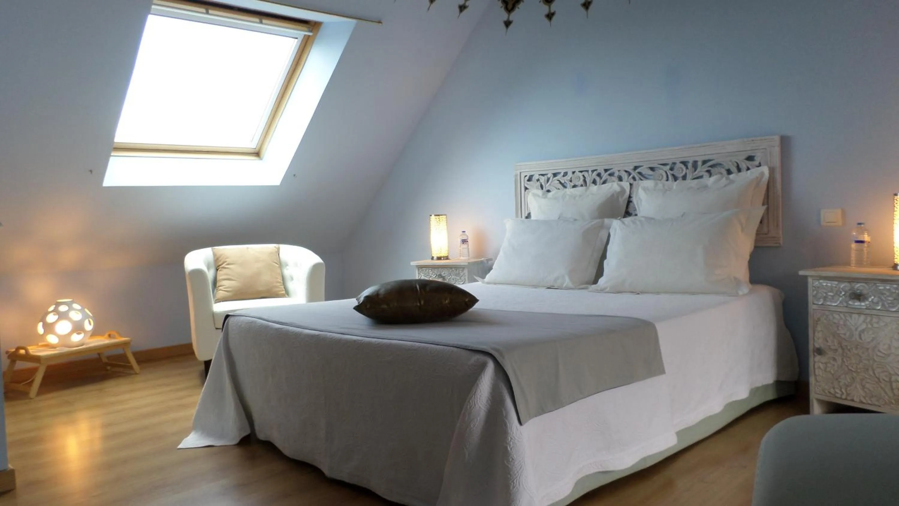 Bed in Chambres d'Hôtes La Rompardais