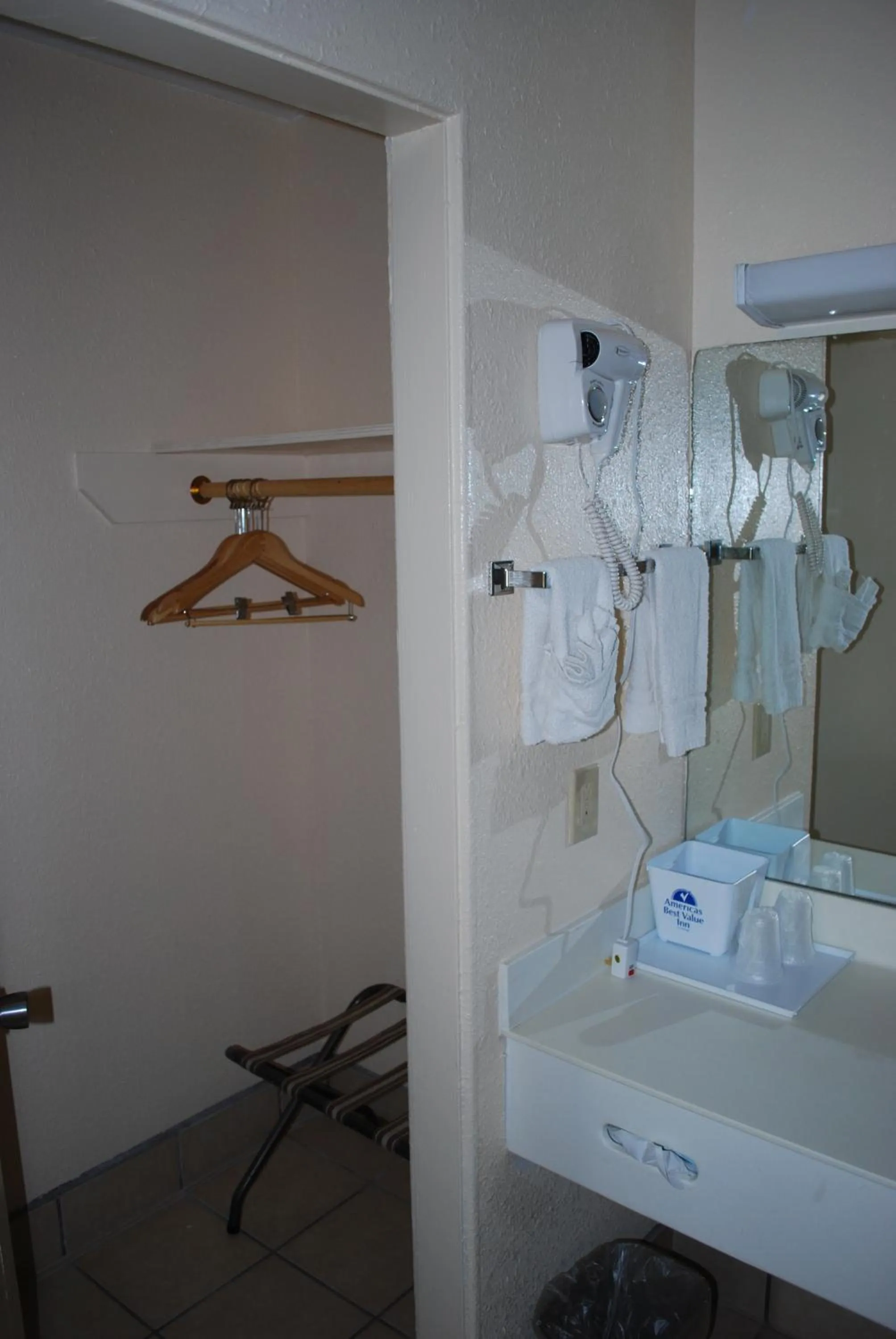 Bathroom in Americas Best Value Inn Lubbock East