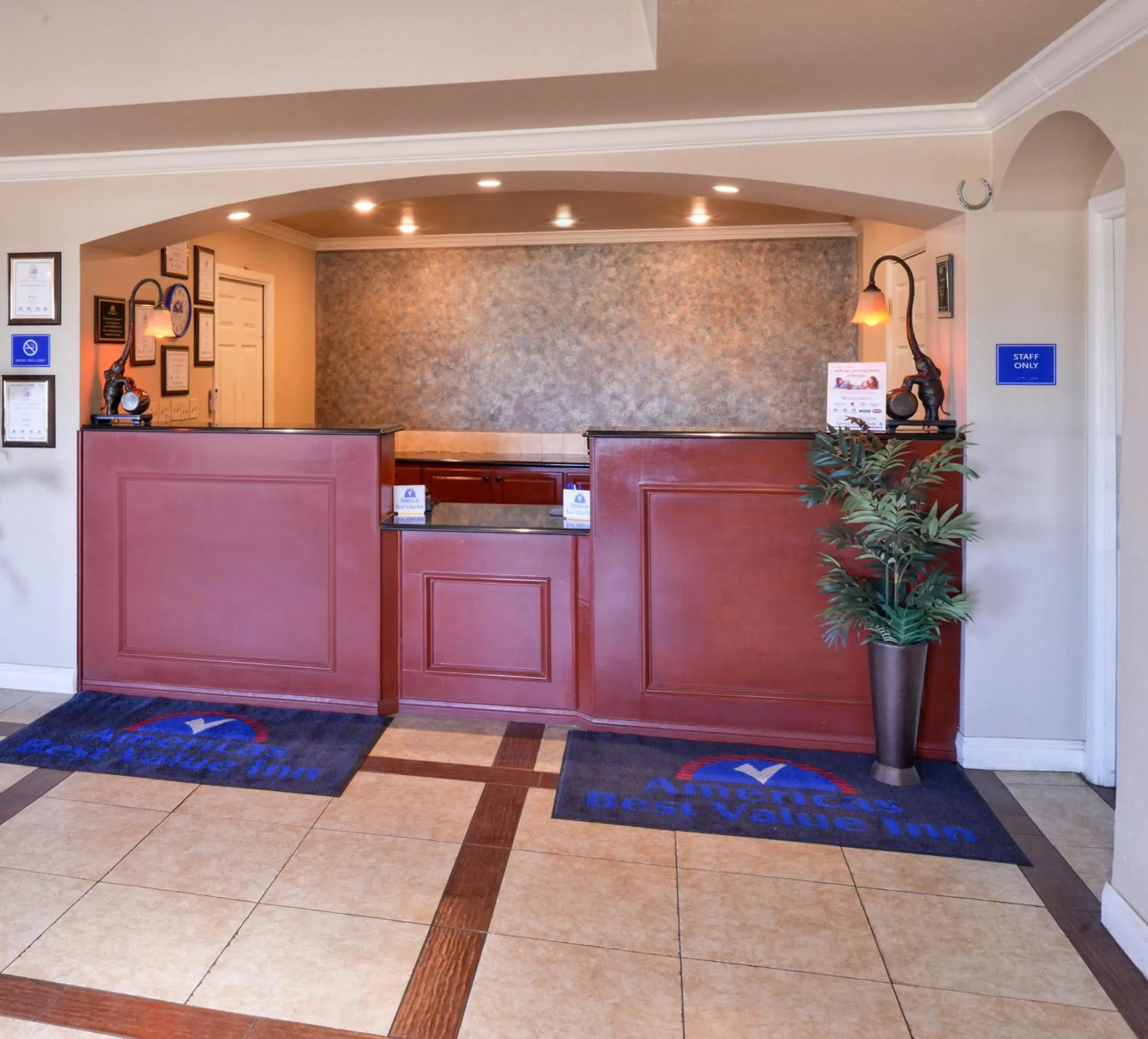 Lobby or reception in Americas Best Value Inn Lubbock East Lobby or reception in Americas Best Value Inn Lubbock East