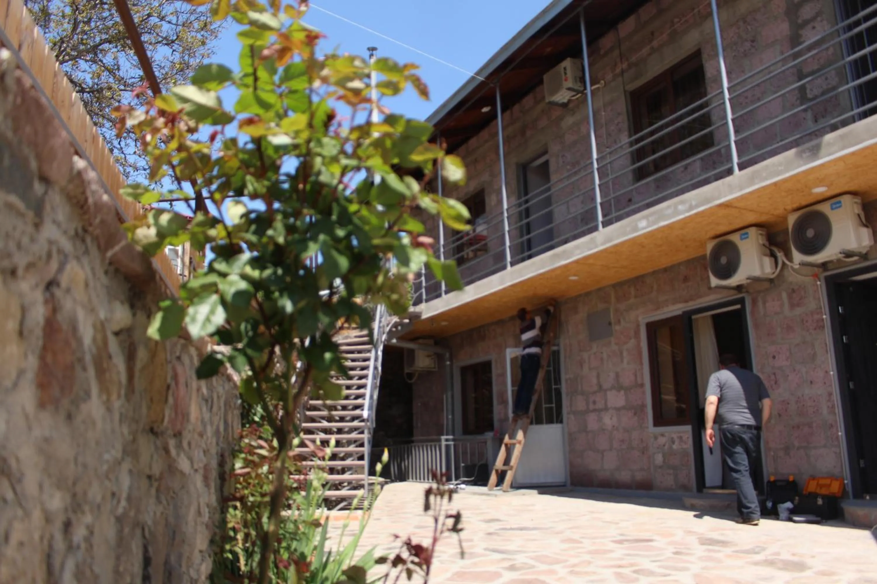 Garden view in Hotel Rabati
