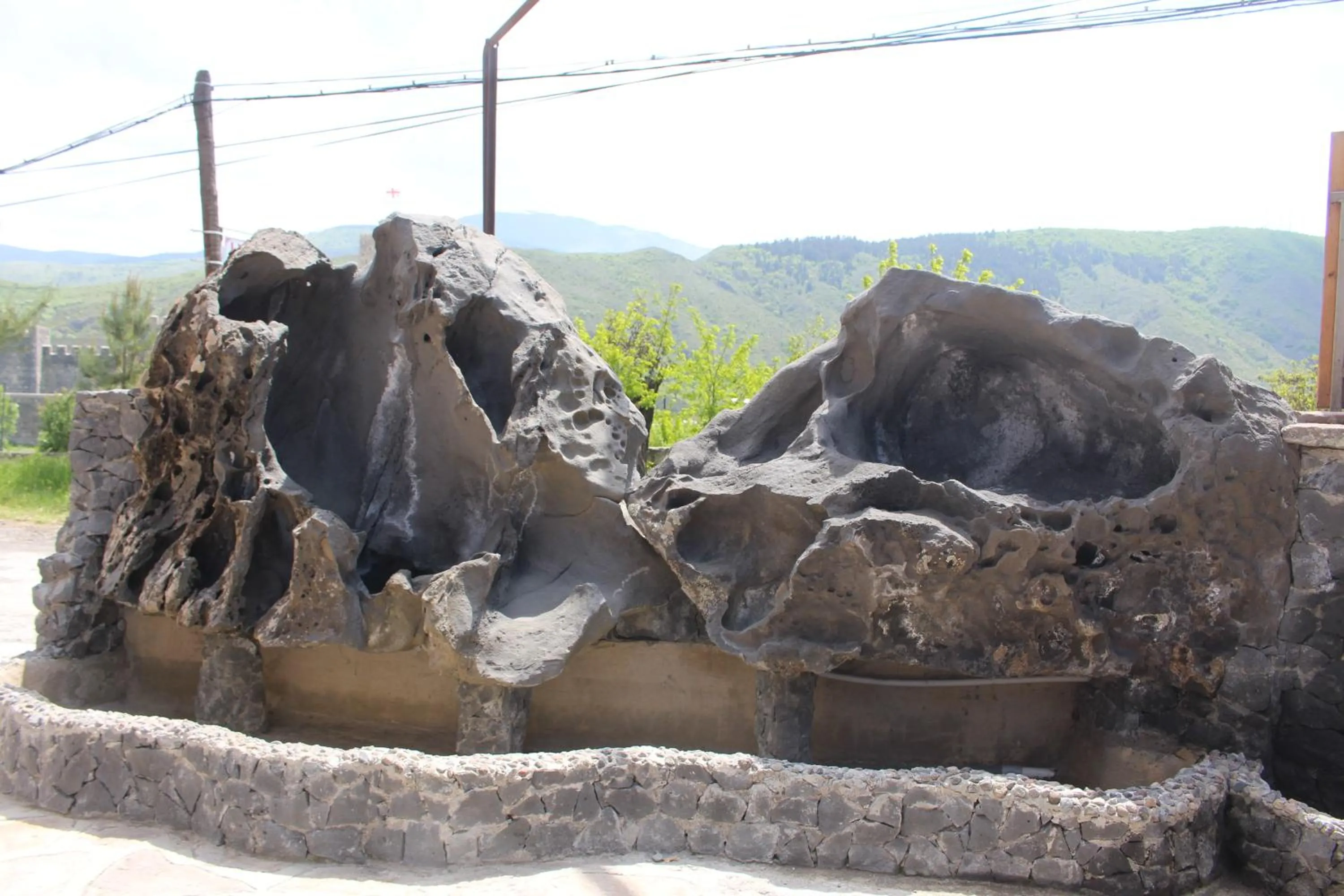 Garden view in Hotel Rabati