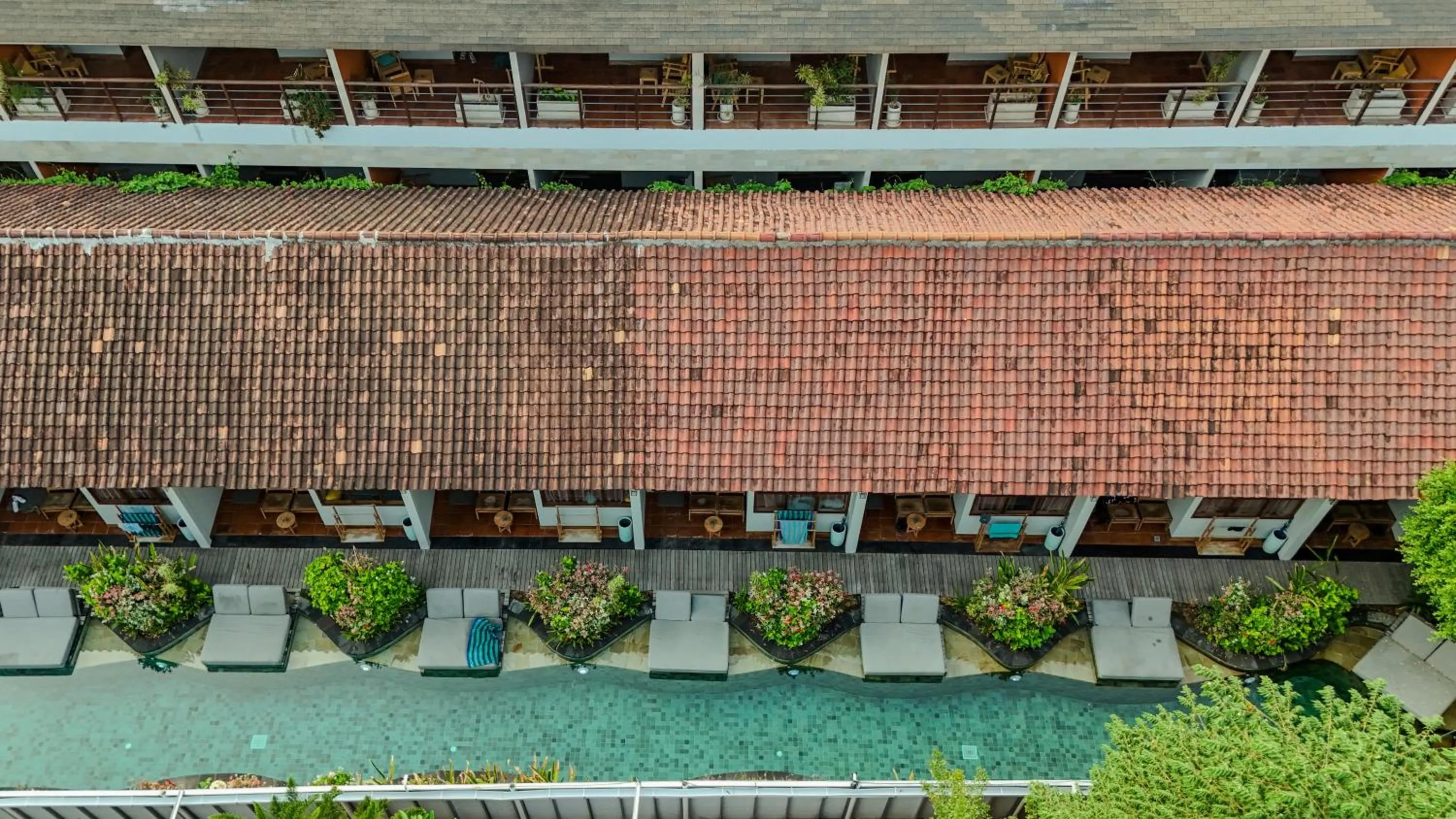 Swimming pool in Trawangan Dive Resort