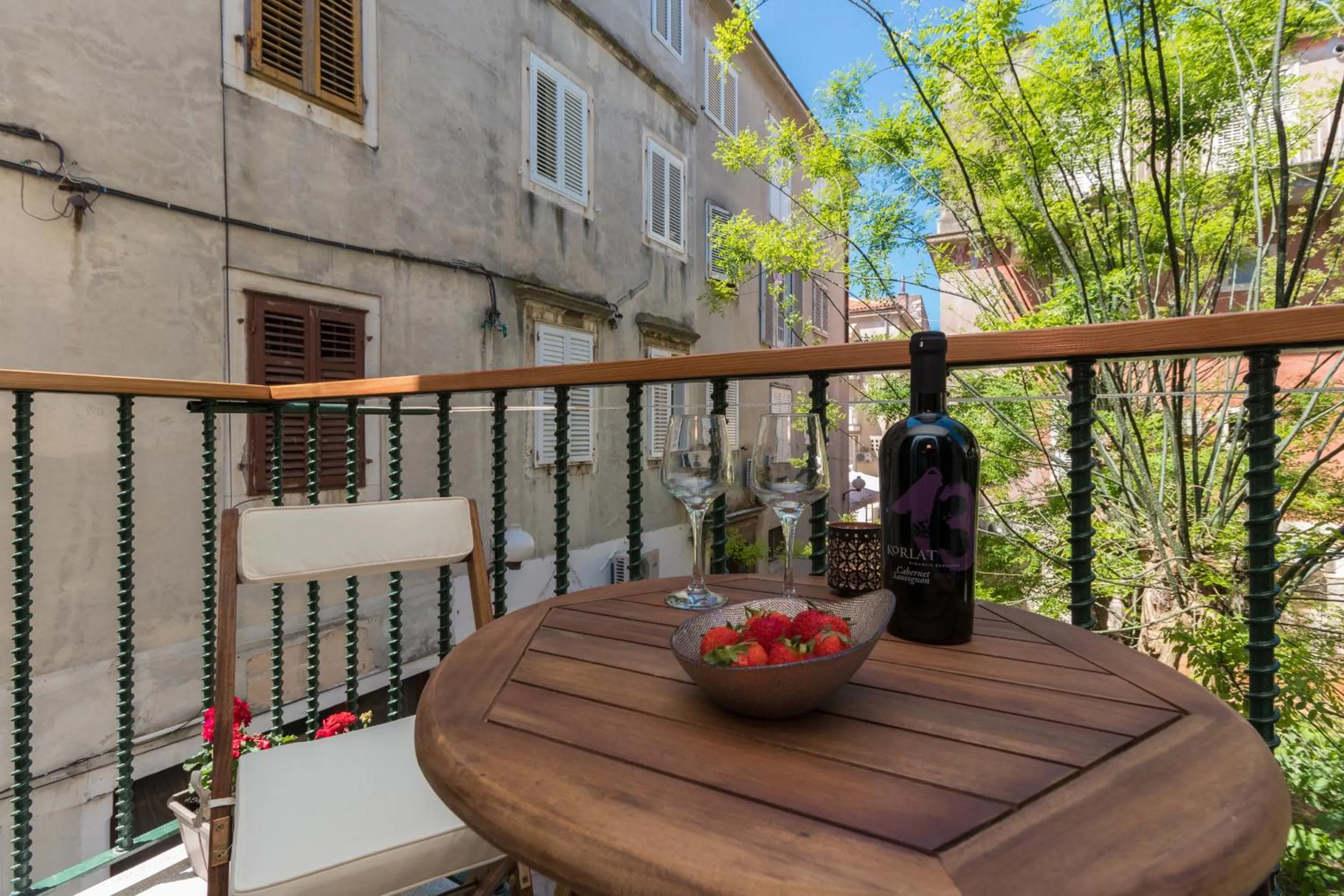 Balcony/Terrace in Deluxe suite Navis