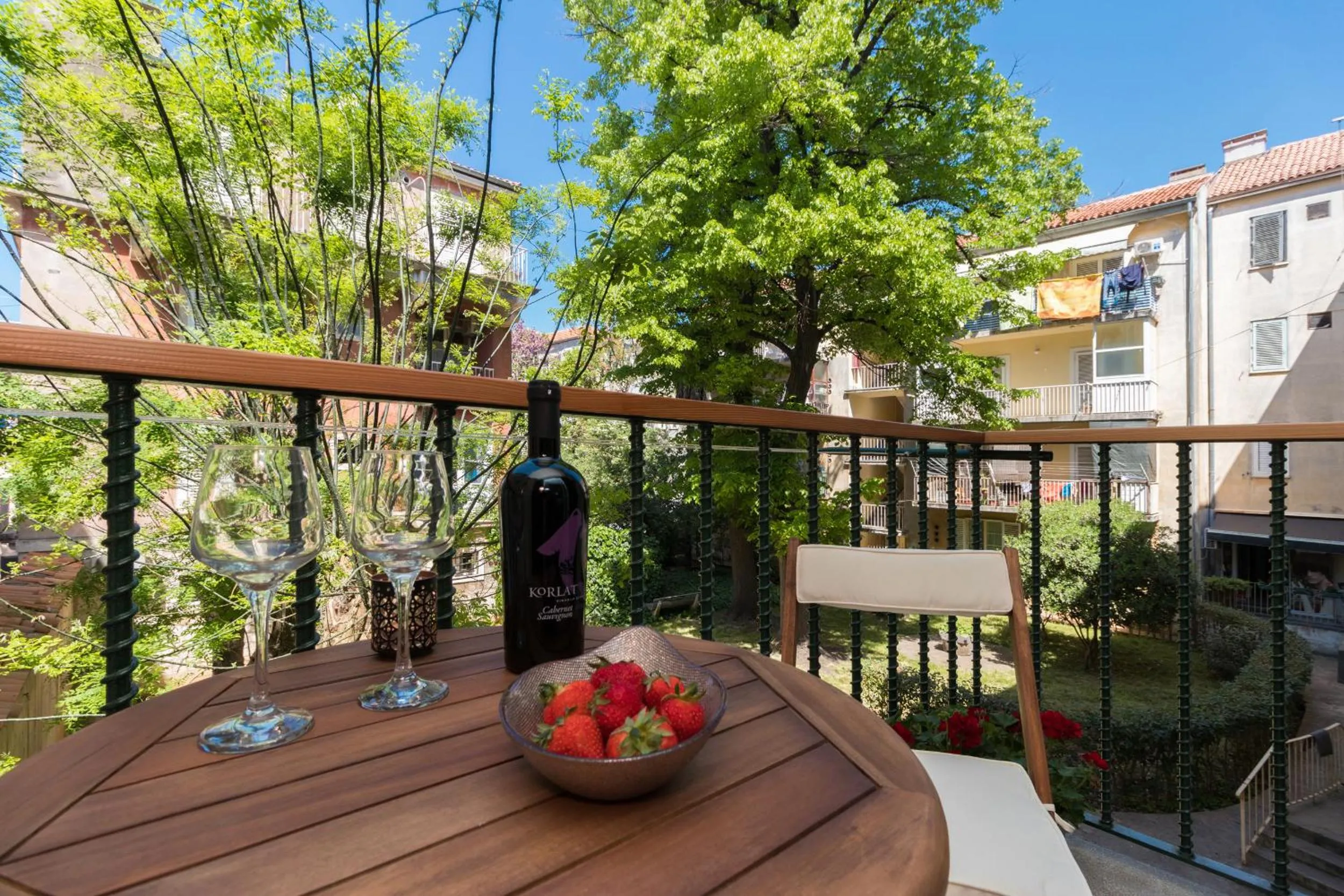 Balcony/Terrace in Deluxe suite Navis