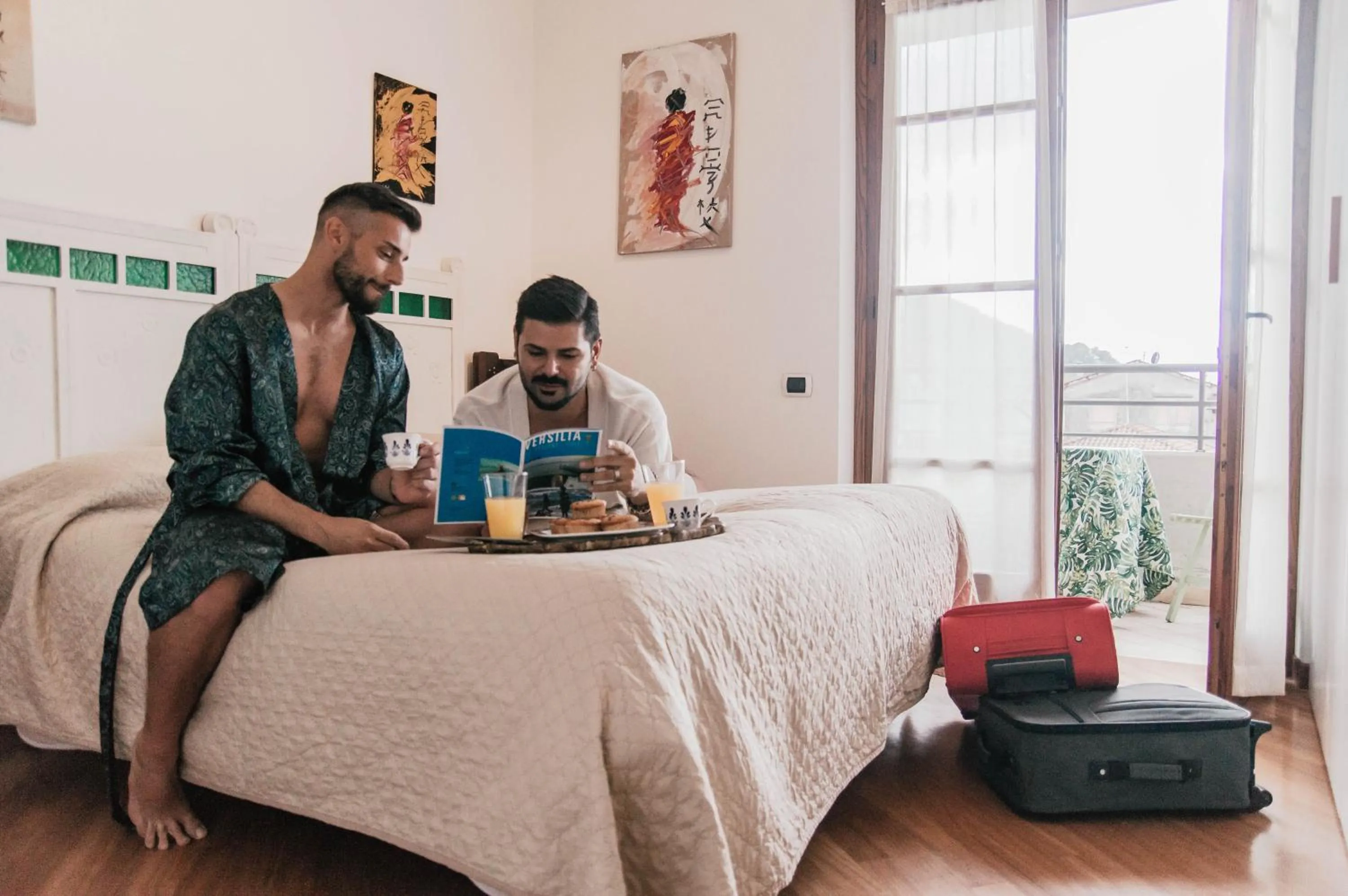 Guests, Bed in La Stagione dell'Arte B&B