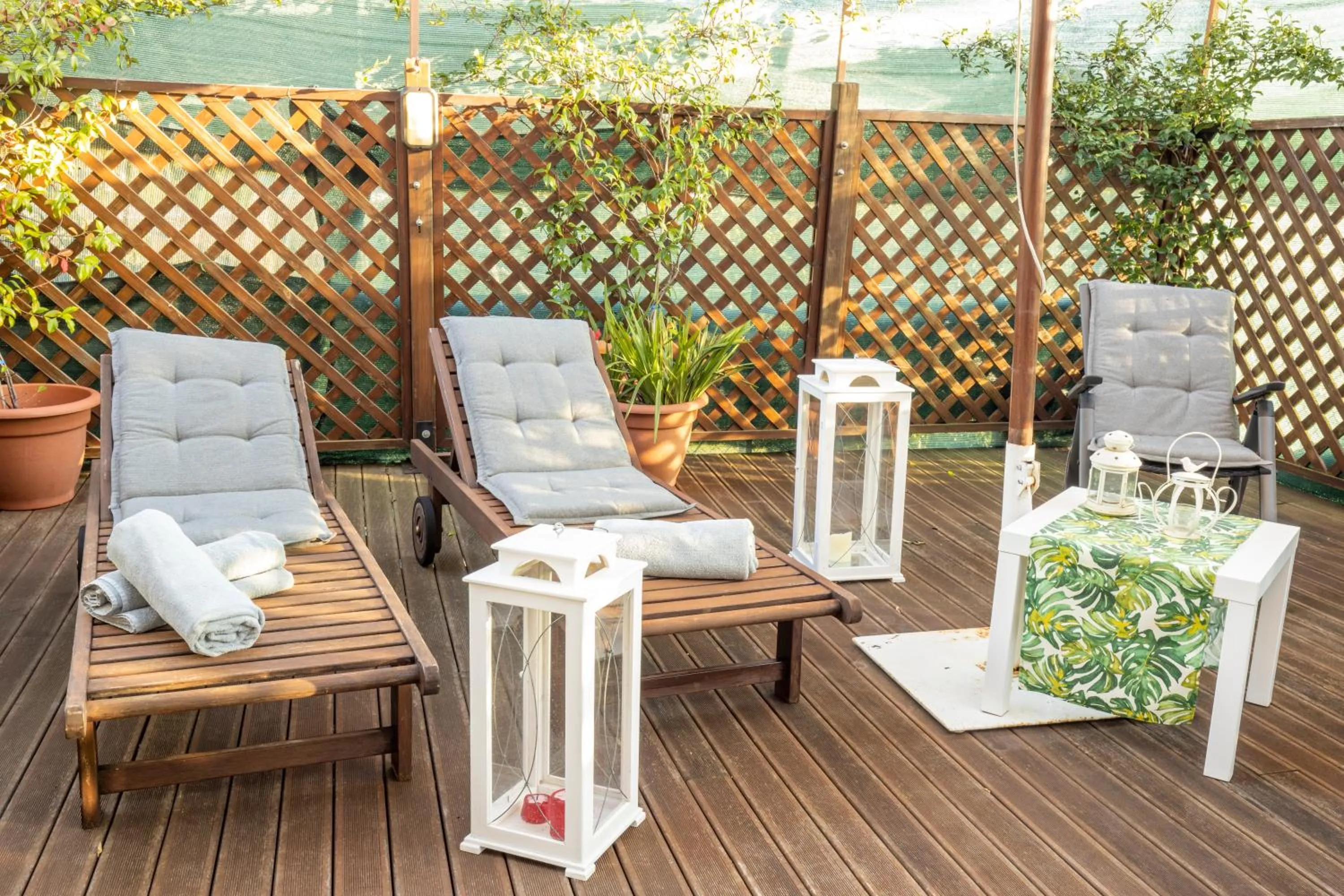 Patio in La Stagione dell'Arte B&B