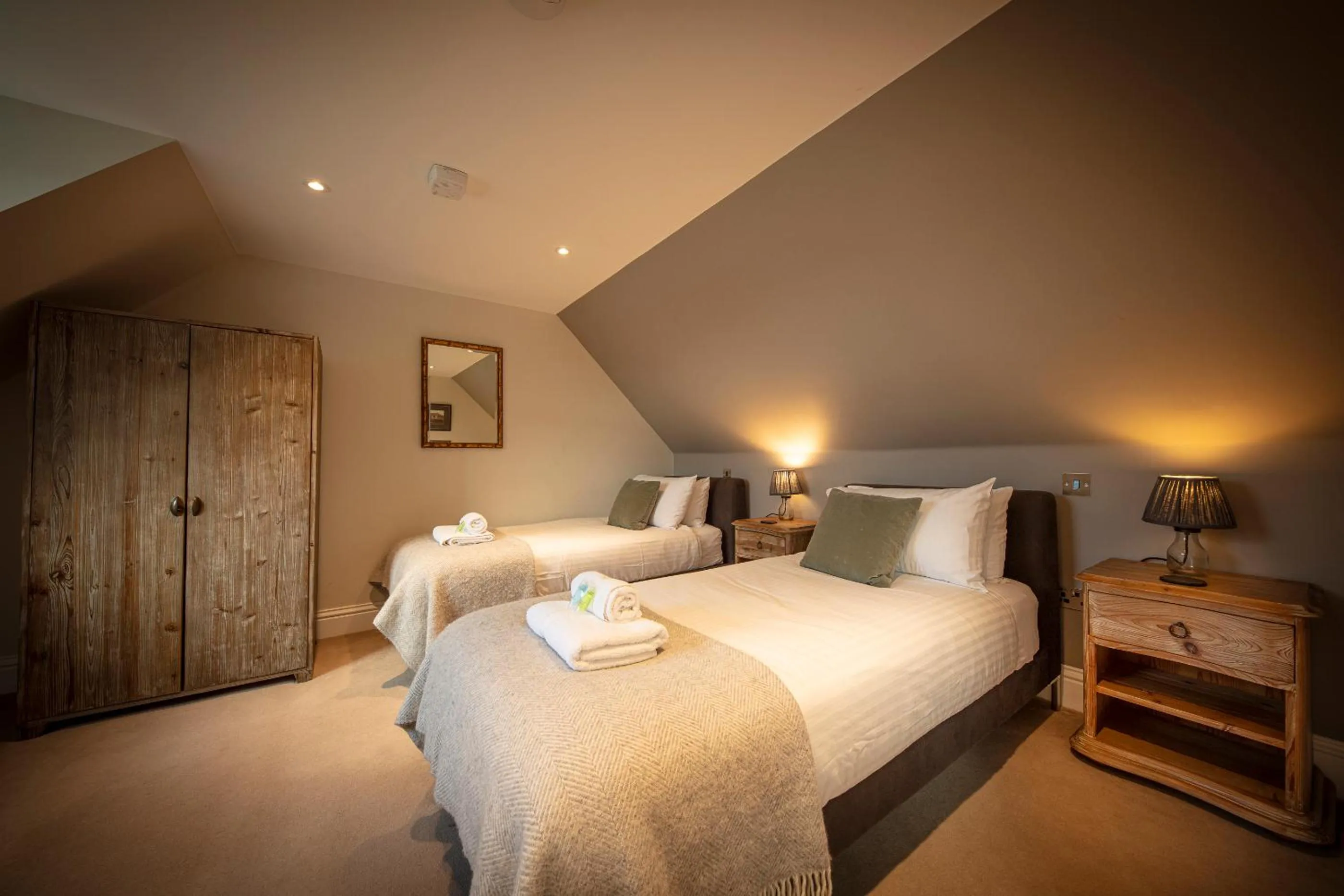 Bed in Dunvegan Castle Keepers Cottage