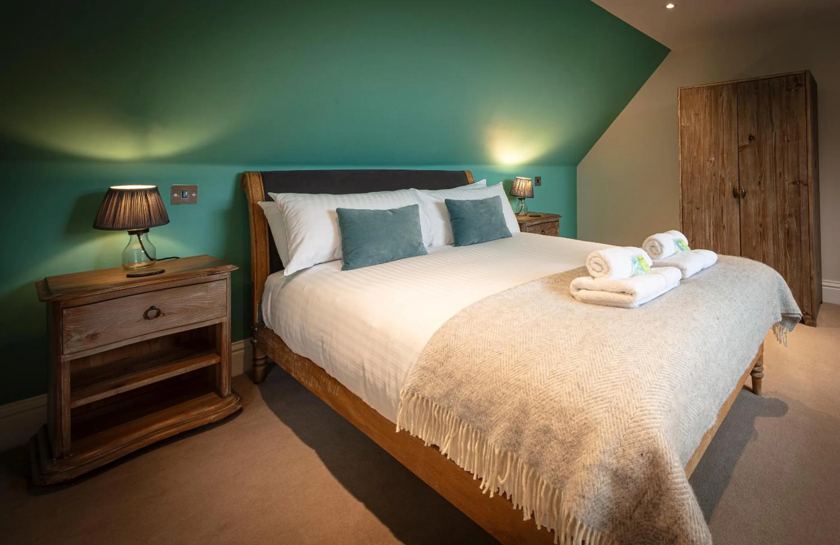 Bed in Dunvegan Castle Keepers Cottage