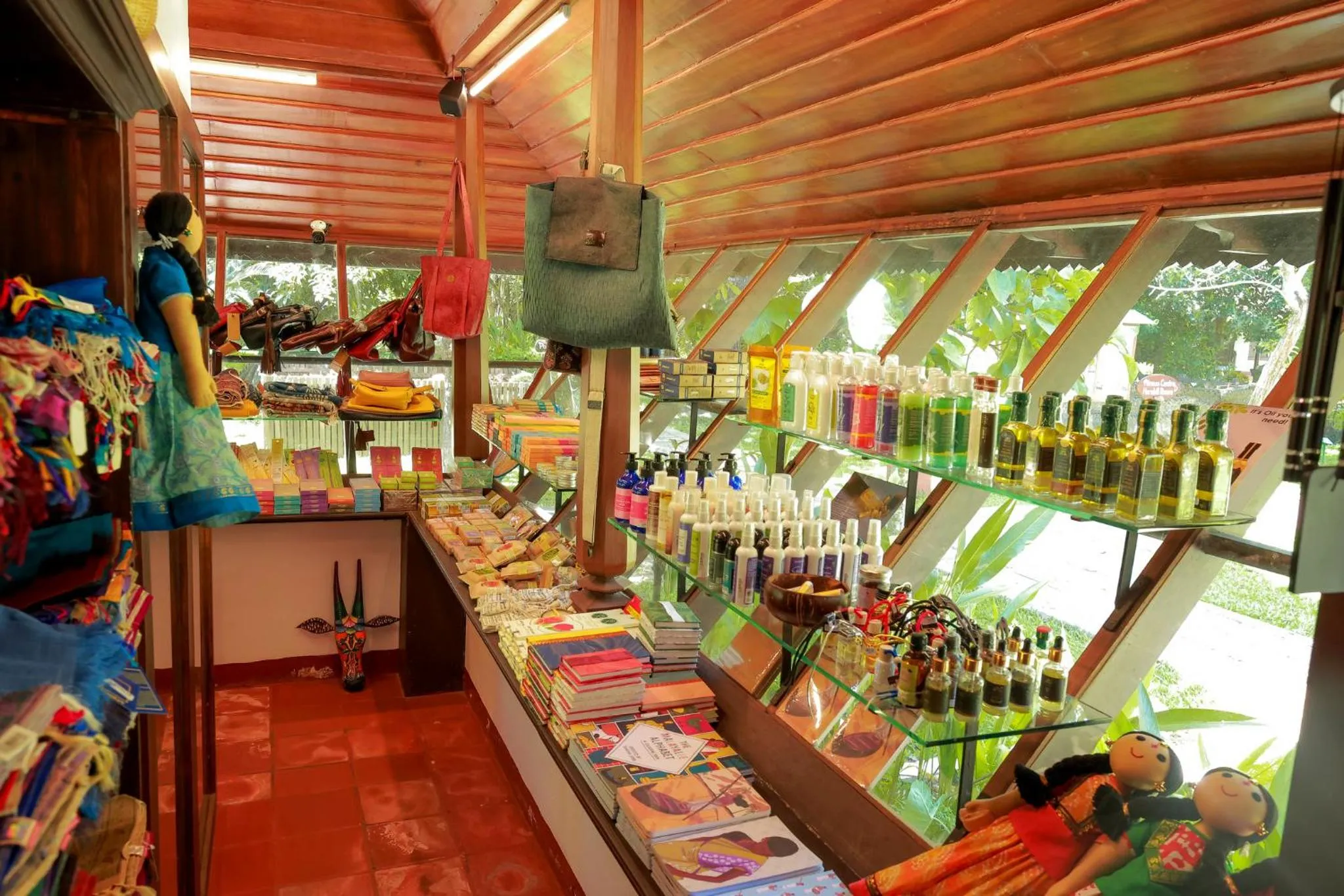 Shopping Area in Coconut Lagoon Kumarakom - A CGH Earth Experience