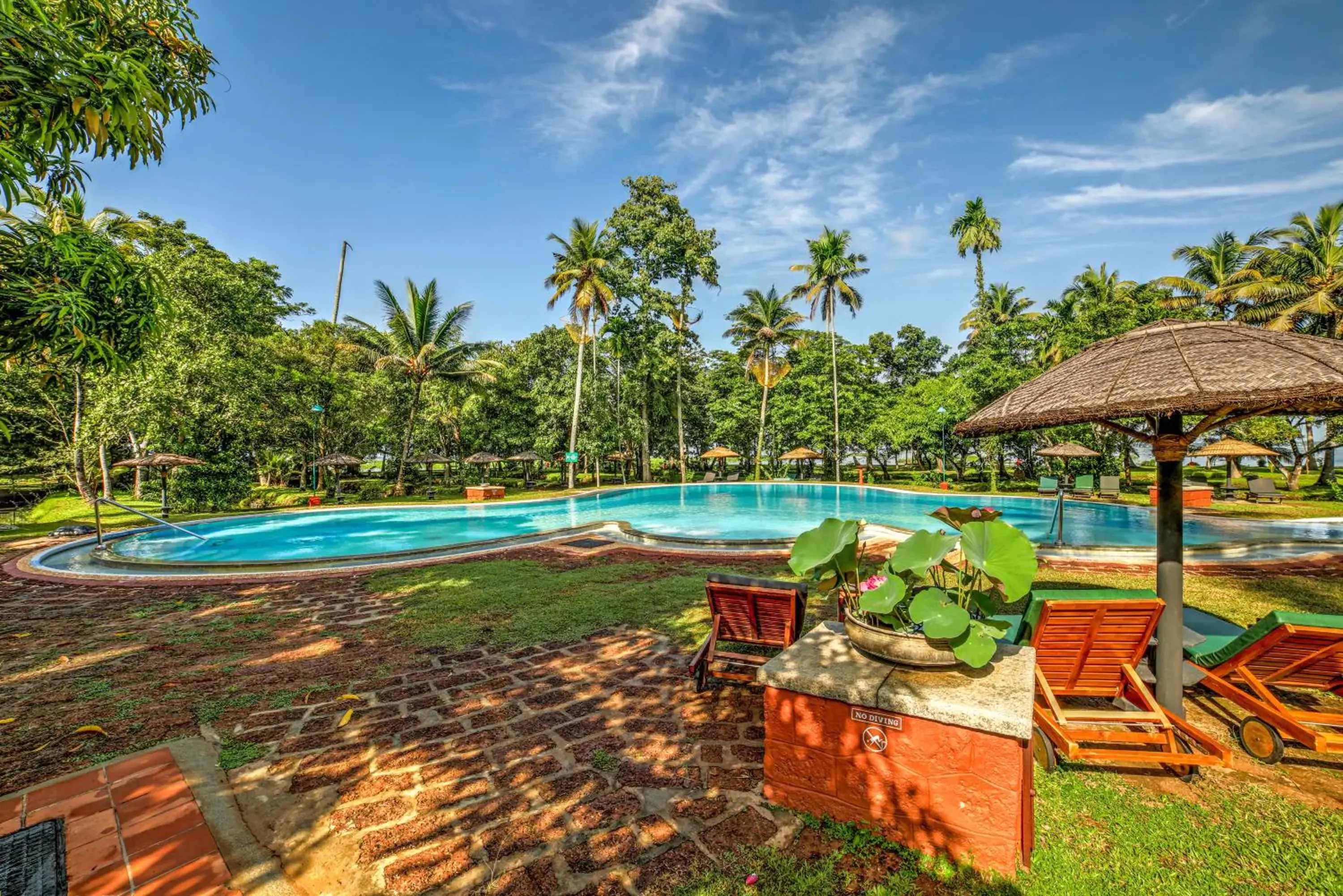 Swimming pool in Coconut Lagoon Kumarakom - A CGH Earth Experience Swimming pool in Coconut Lagoon Kumarakom - A CGH Earth Experience