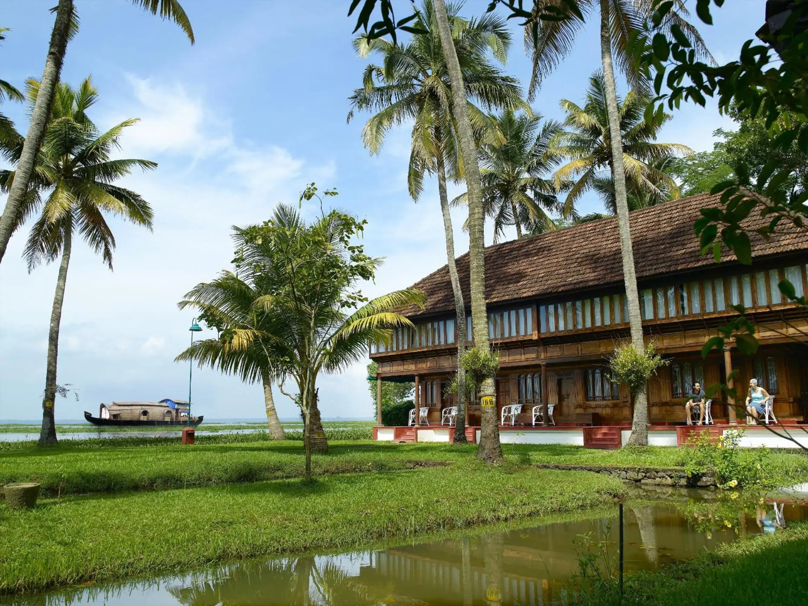 Facade/entrance in Coconut Lagoon Kumarakom - A CGH Earth Experience Facade/entrance in Coconut Lagoon Kumarakom - A CGH Earth Experience