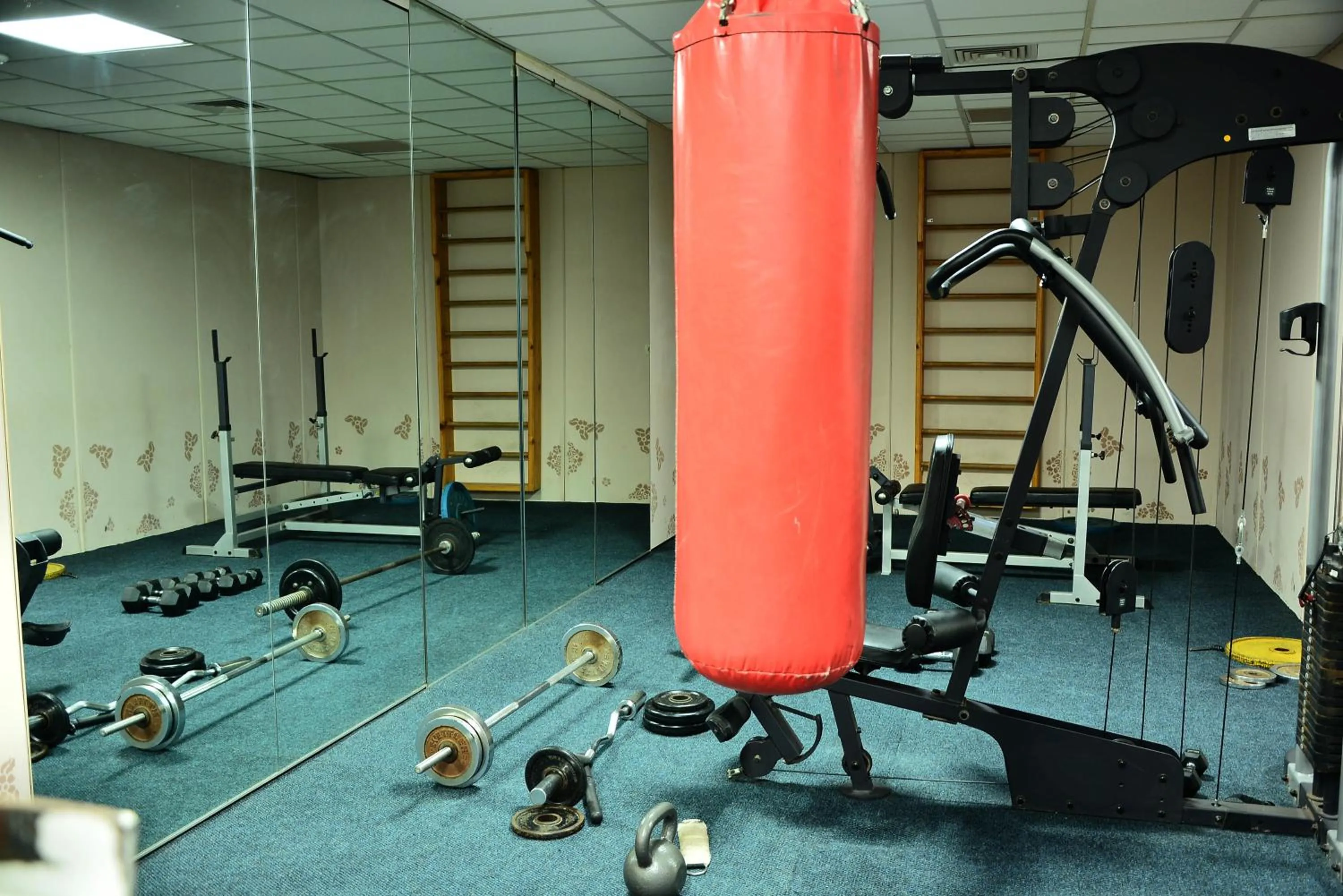 Fitness centre/facilities in Olymp Hotel