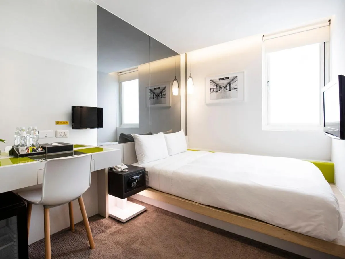 Bed in CityInn Hotel Taipei Station Branch III