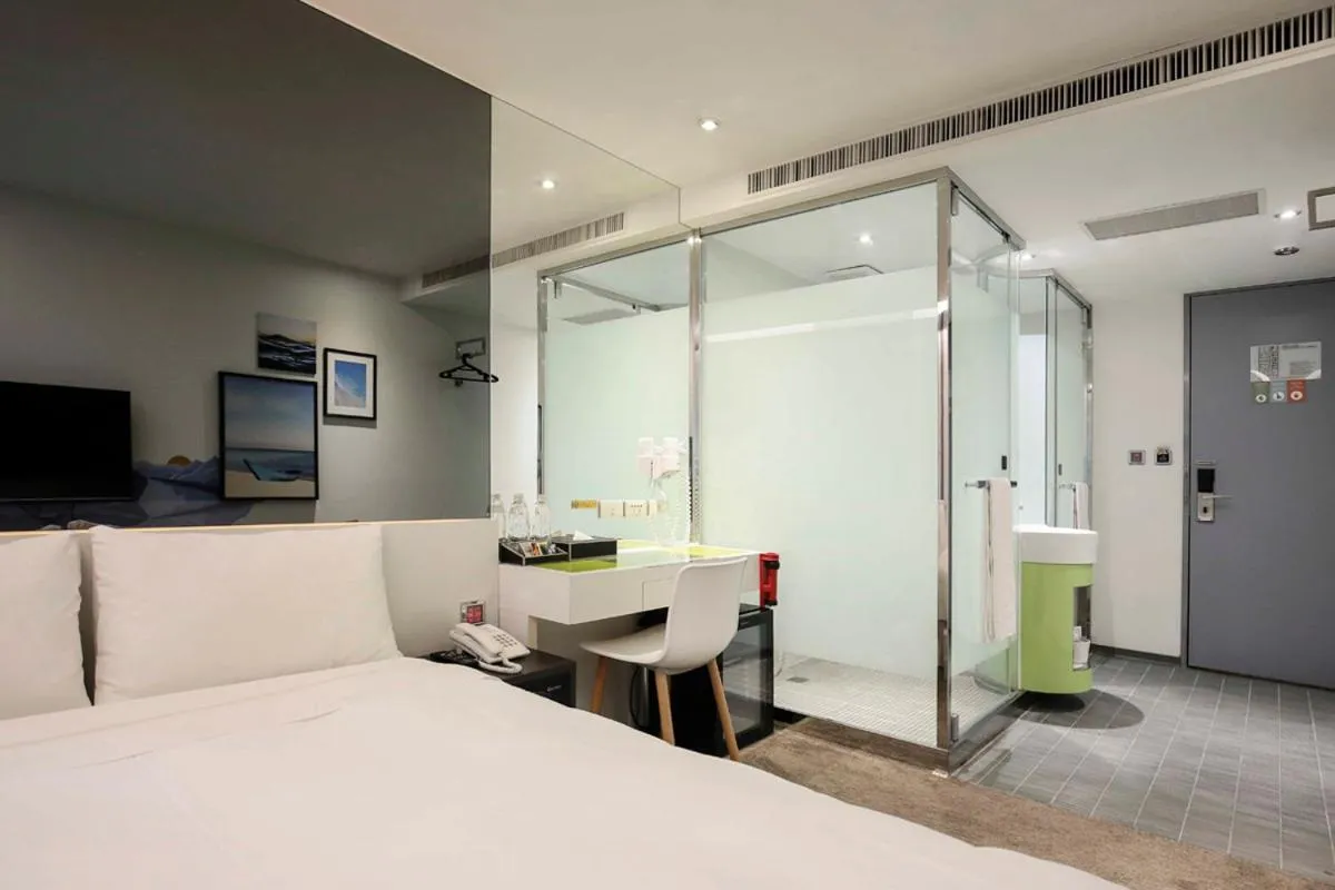 Bed in CityInn Hotel Taipei Station Branch III