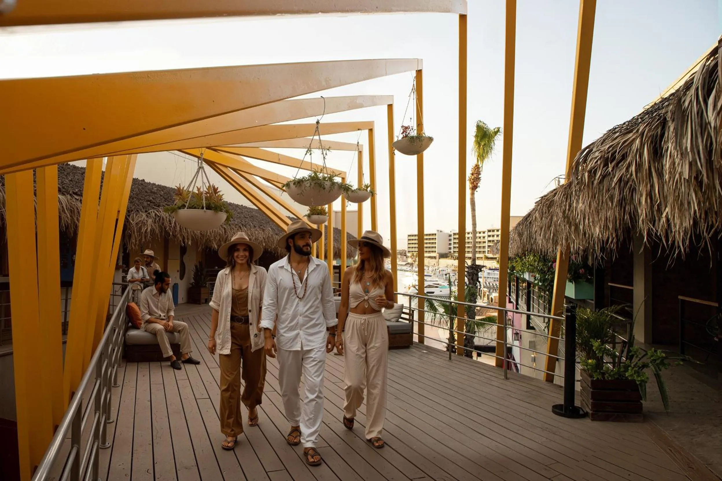 People in Mayan Monkey Los Cabos - Social Hotel