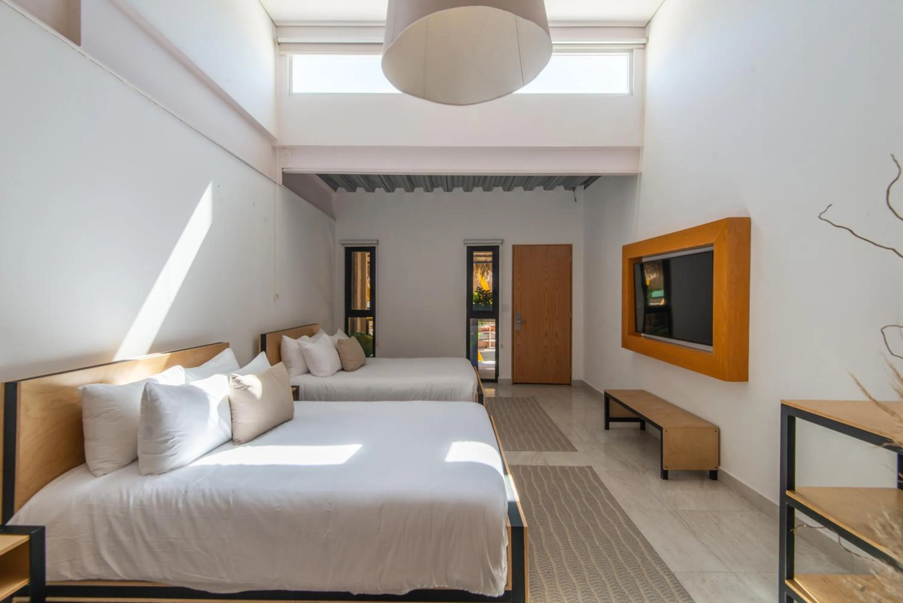 Photo of the whole room, Bed in Mayan Monkey Los Cabos - Social Hotel