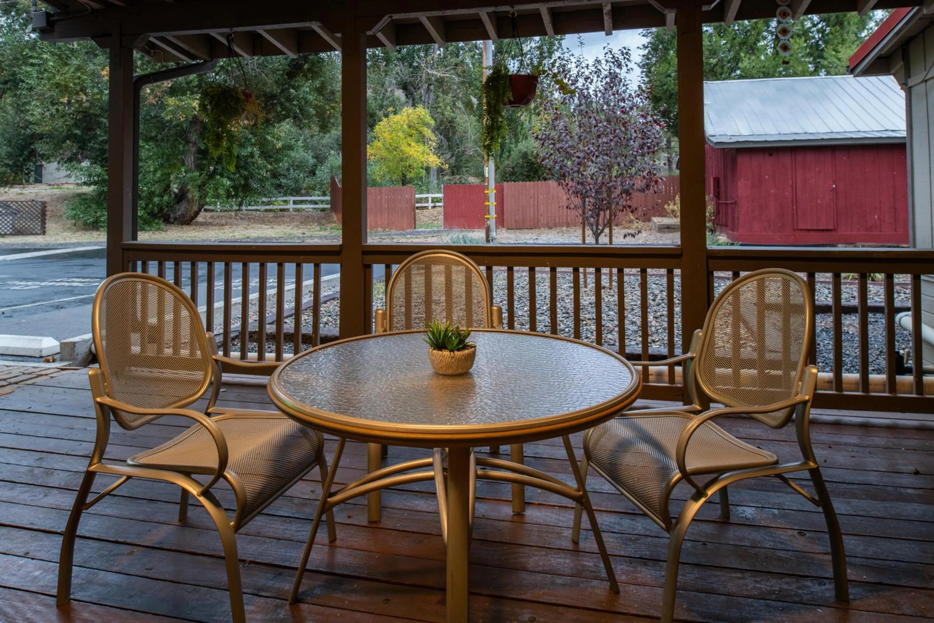 Patio in Buck Meadows Lodge