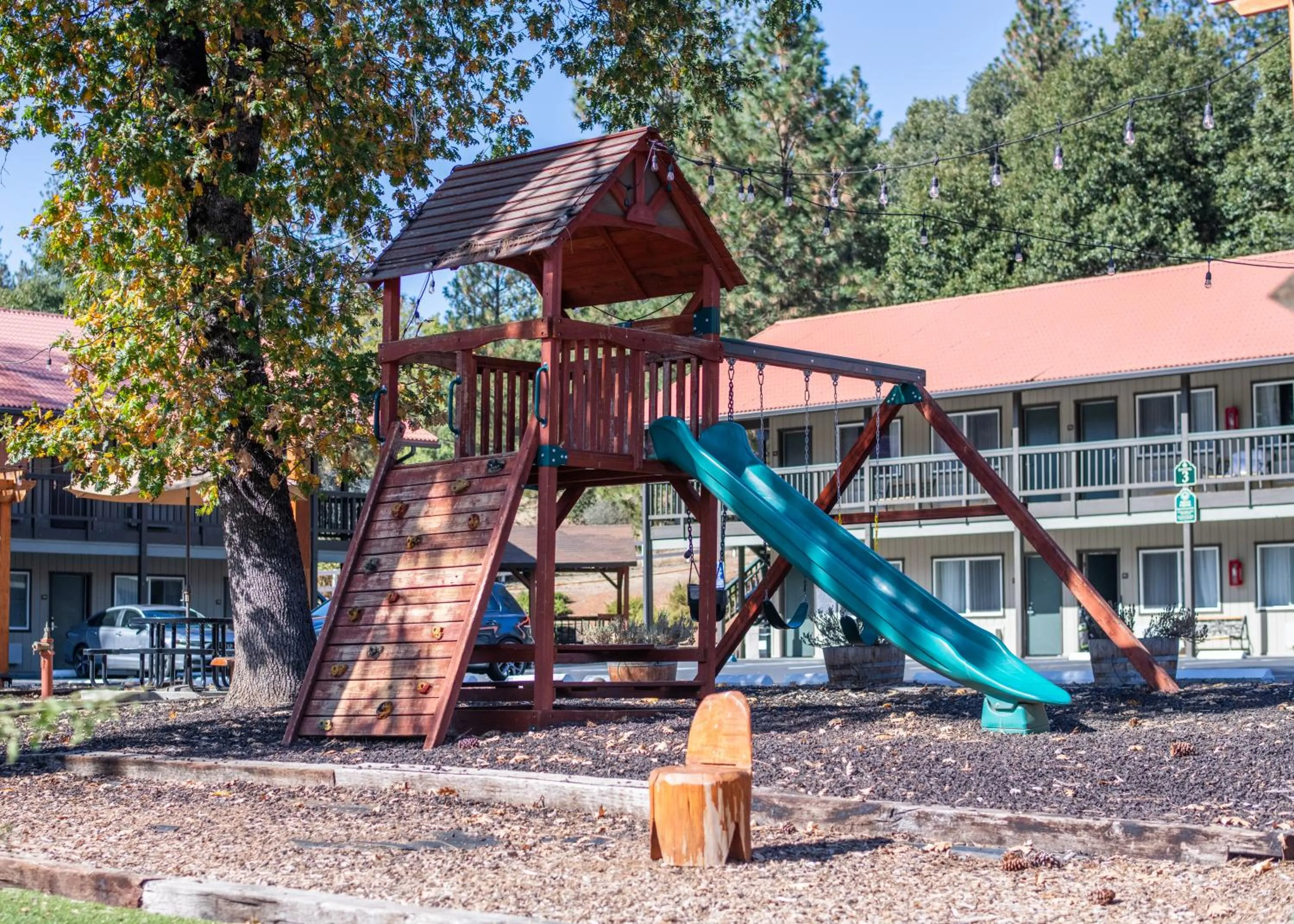 Children play ground in Buck Meadows Lodge