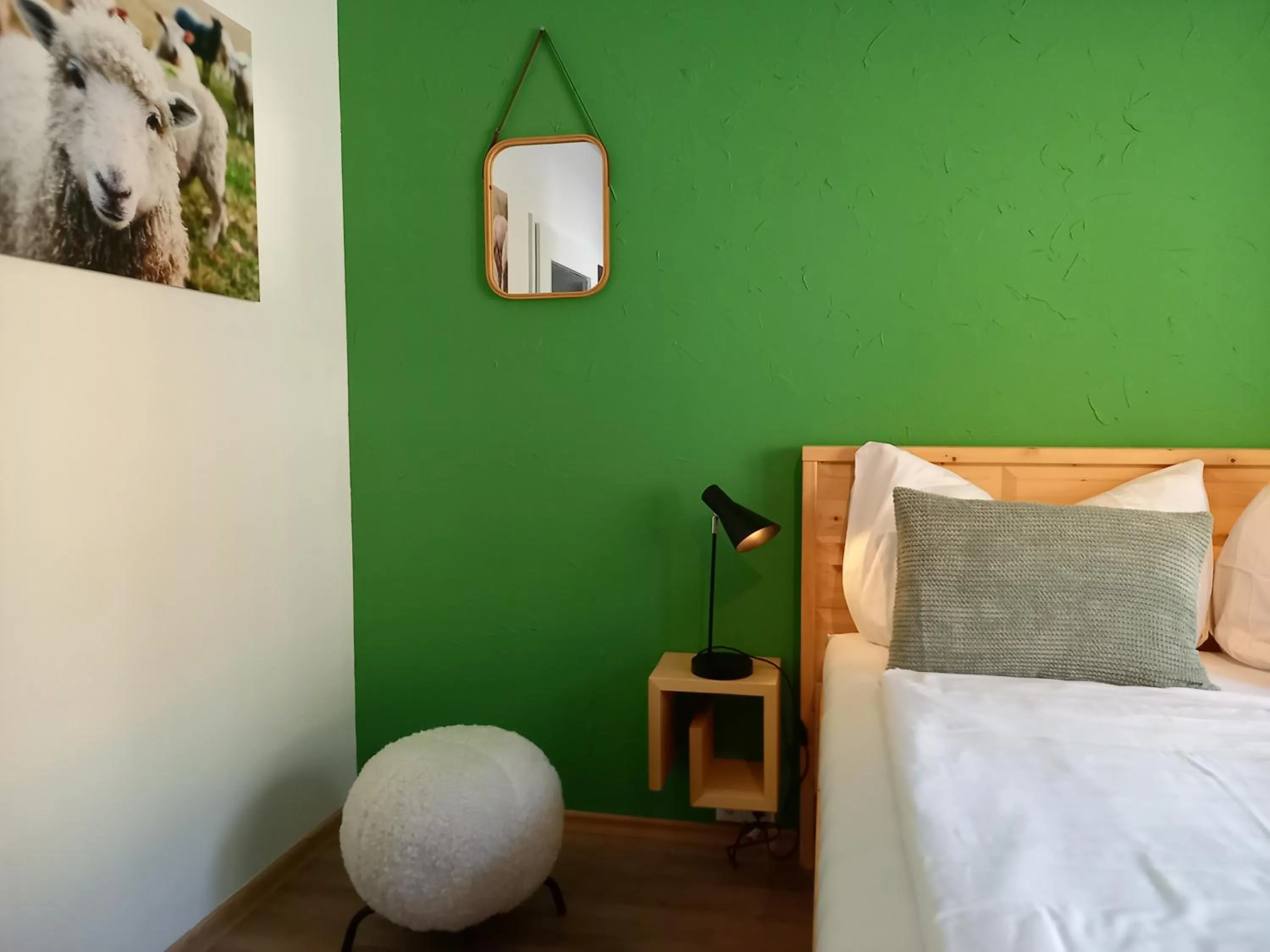 Bed in Wolf & Schaf Apartments