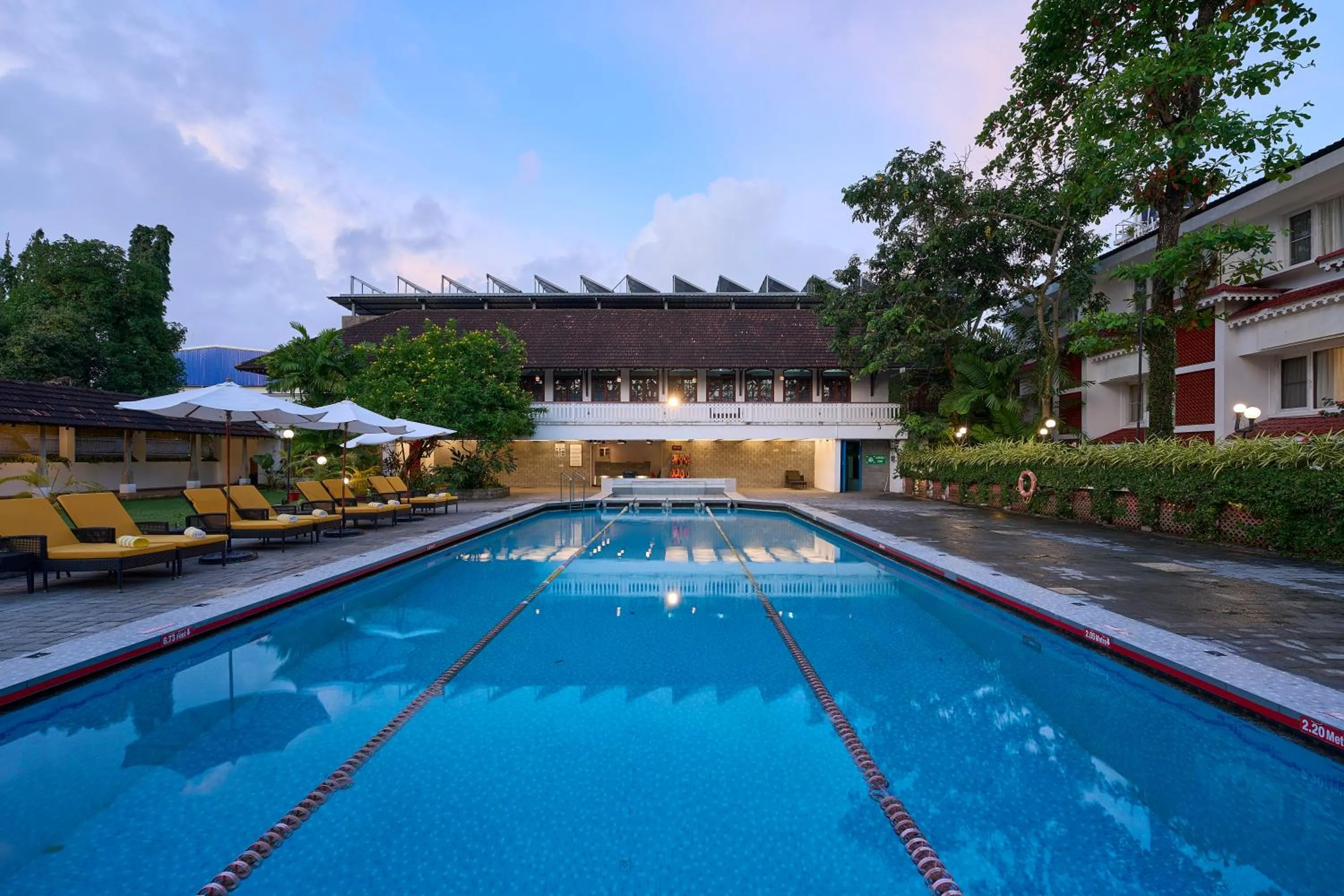 Pool view in Casino Hotel - CGH Earth, Cochin